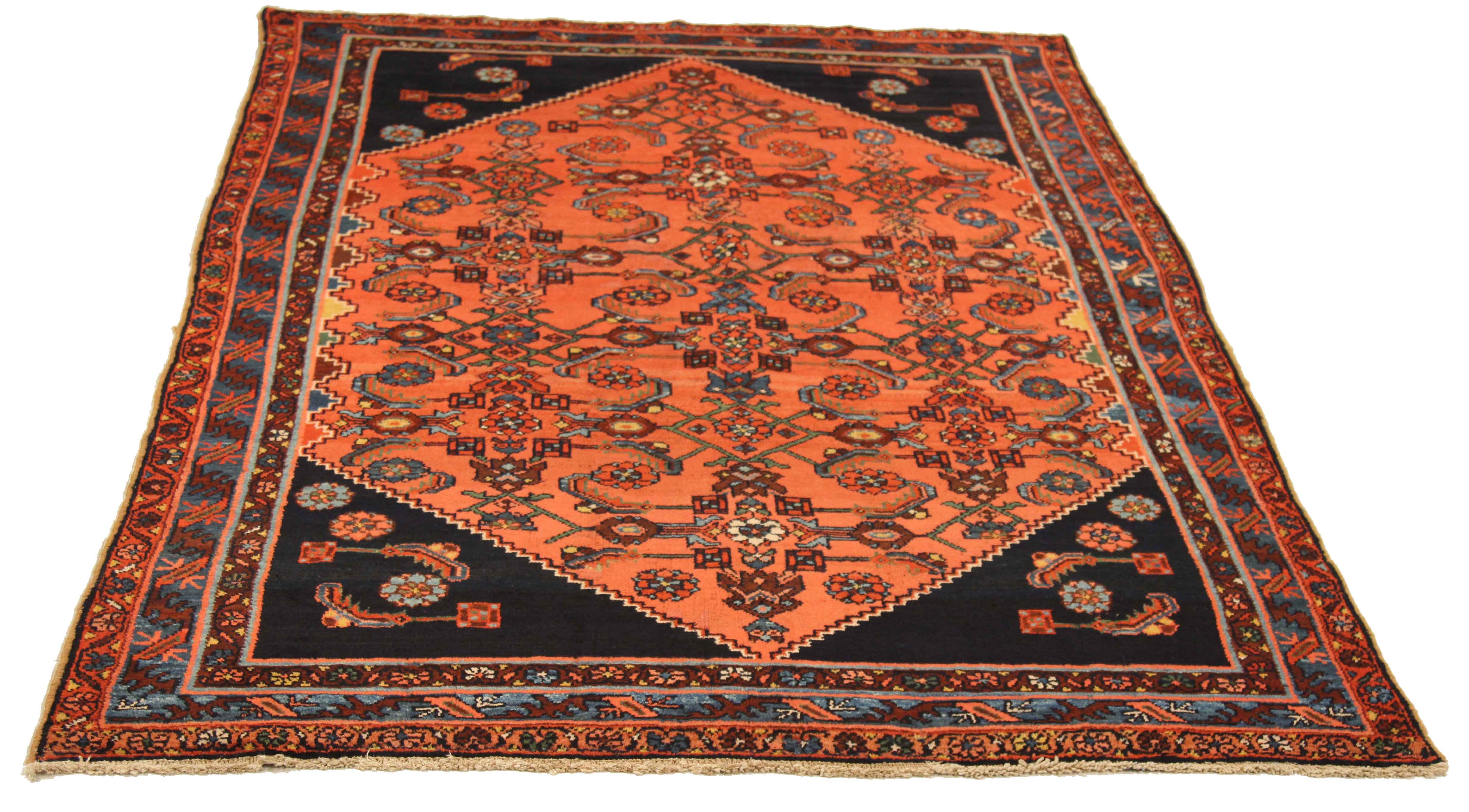 Thumbnail 9 for Antique Persian Hamadan Traditional Rug 12080