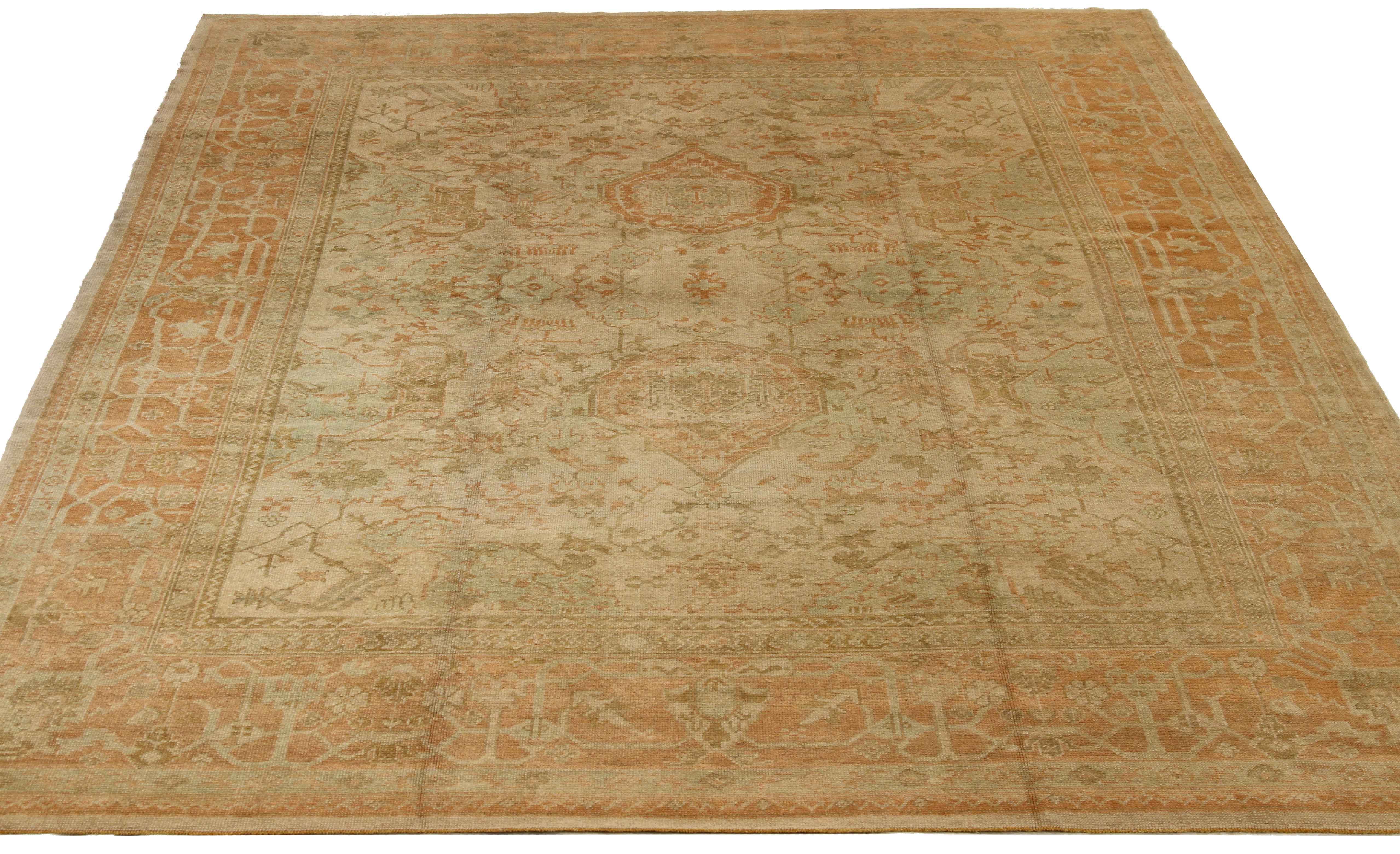 Thumbnail 6 for Persian Oushak Transitional Rug 67712