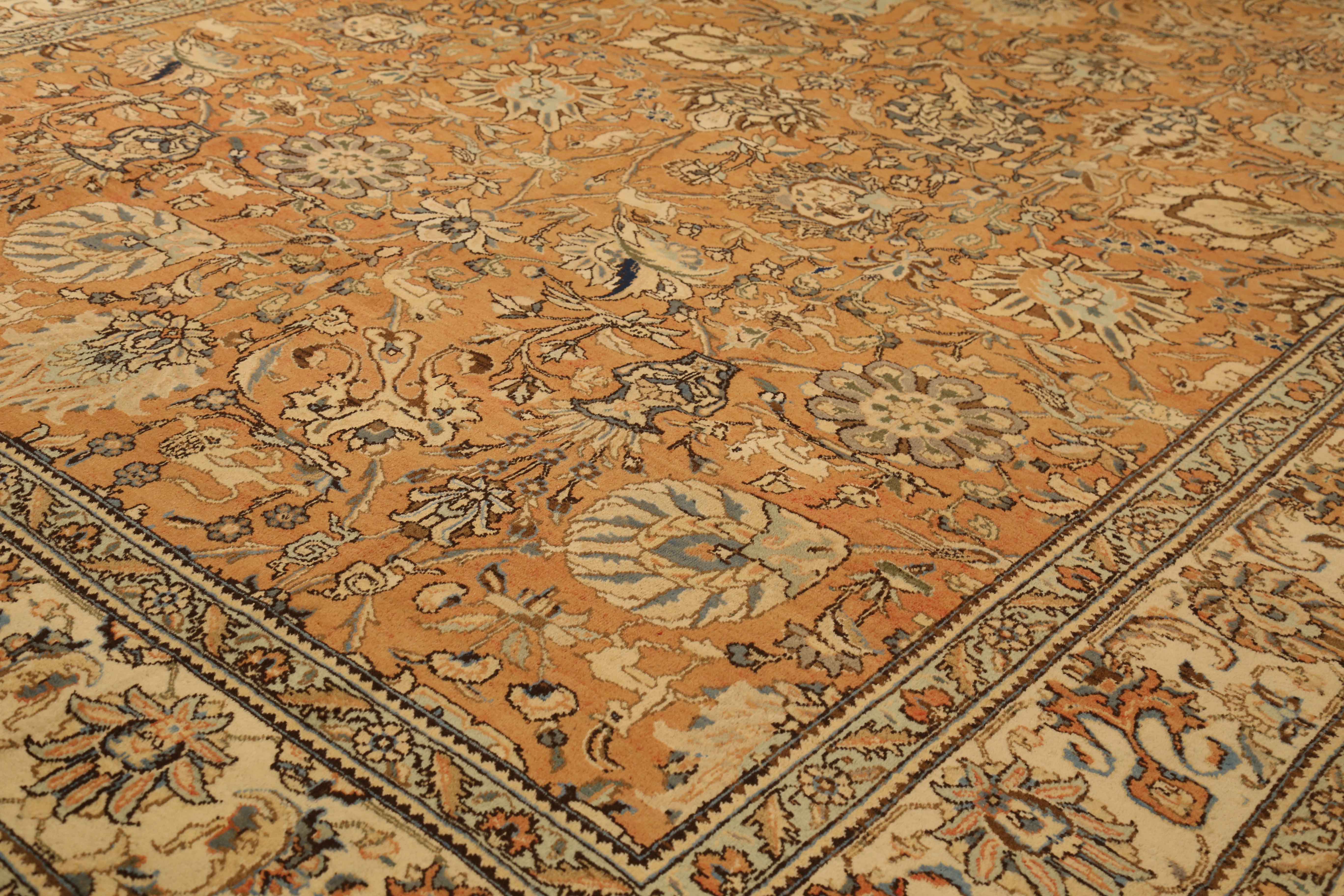 Thumbnail 8 for Antique Persian Tabriz Transitional Rug 12703