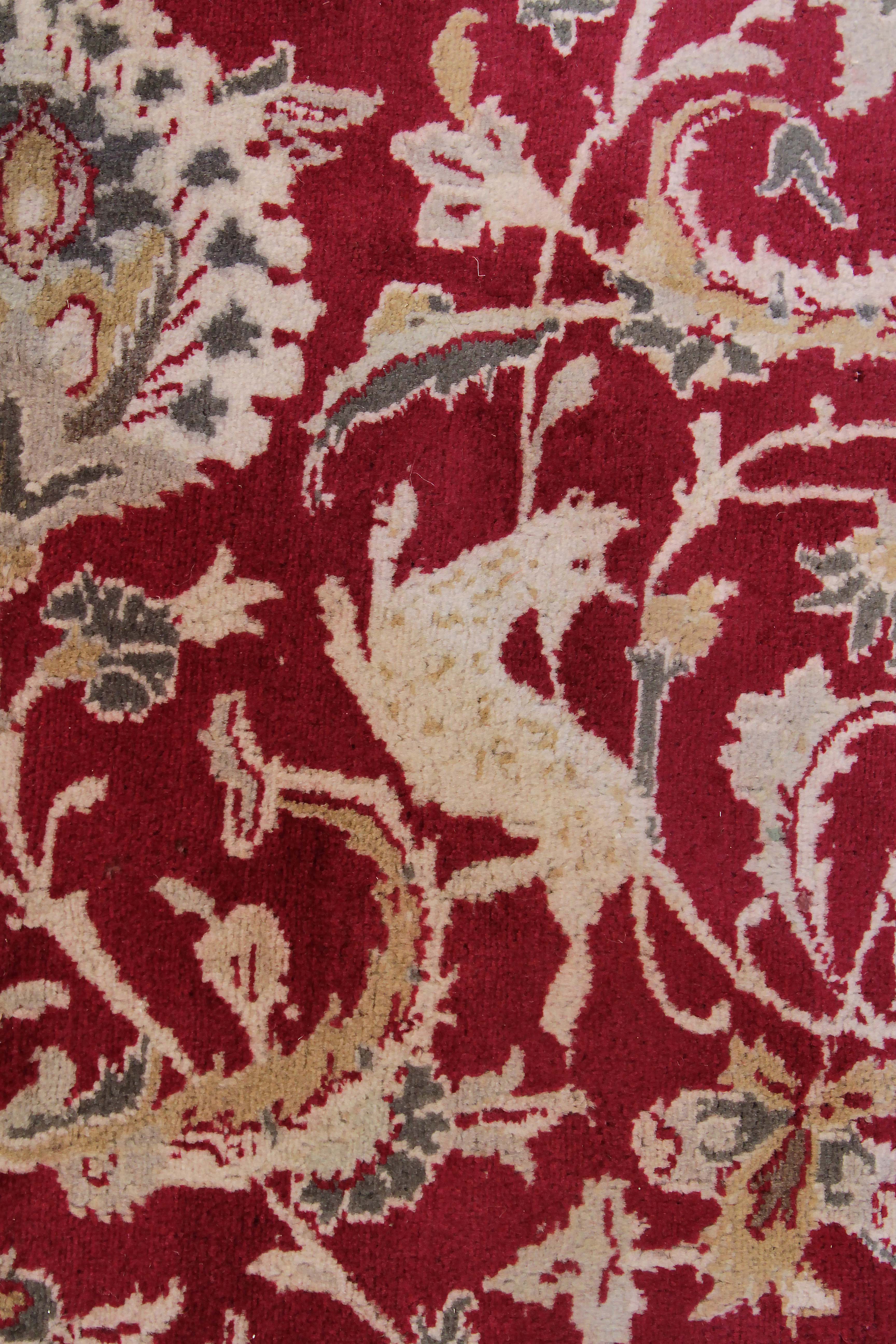 Thumbnail 10 for Antique Persian Tabriz Traditional Rug 12710