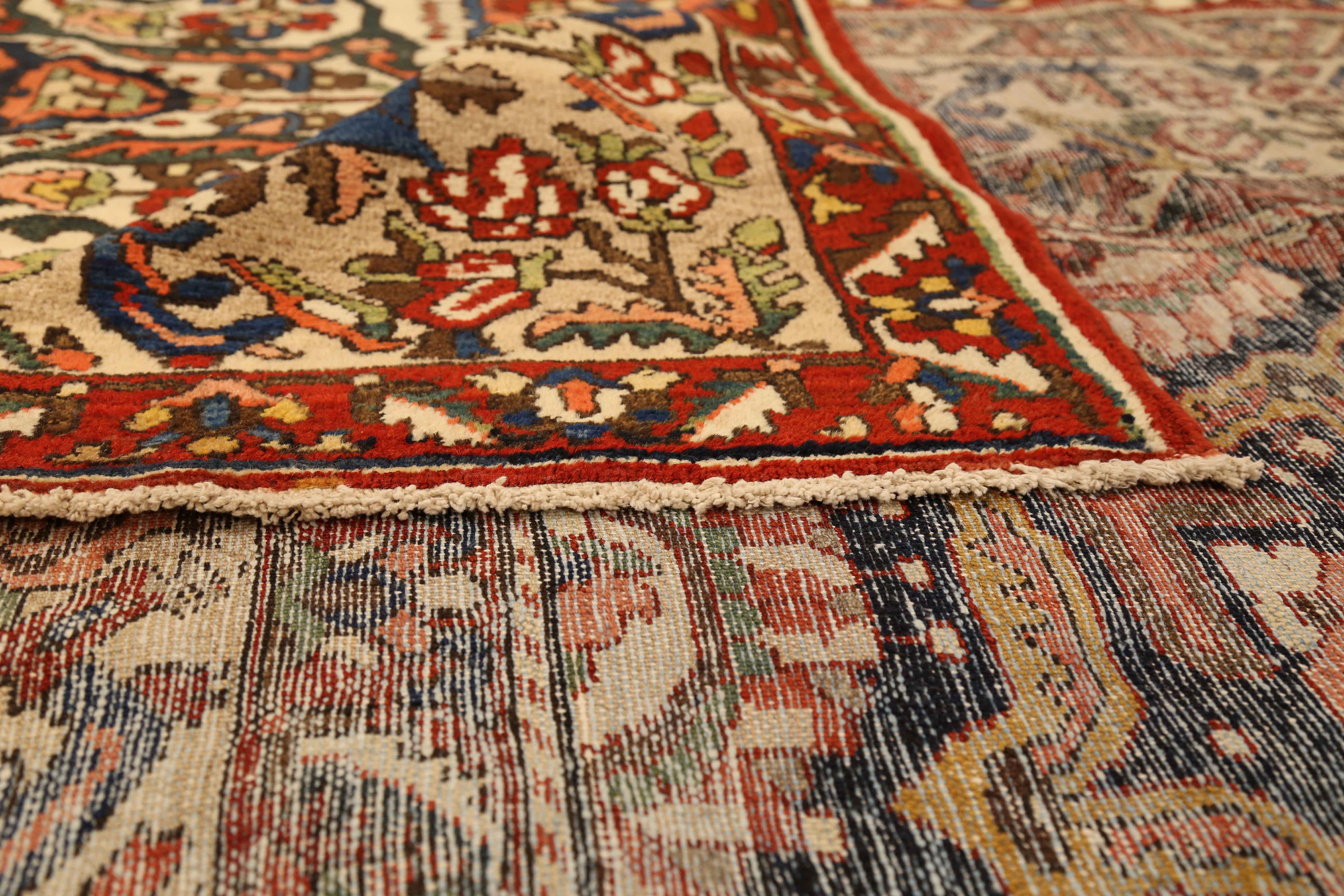 Thumbnail 10 for Antique Persian Bakhtiar Traditional Rug 12700