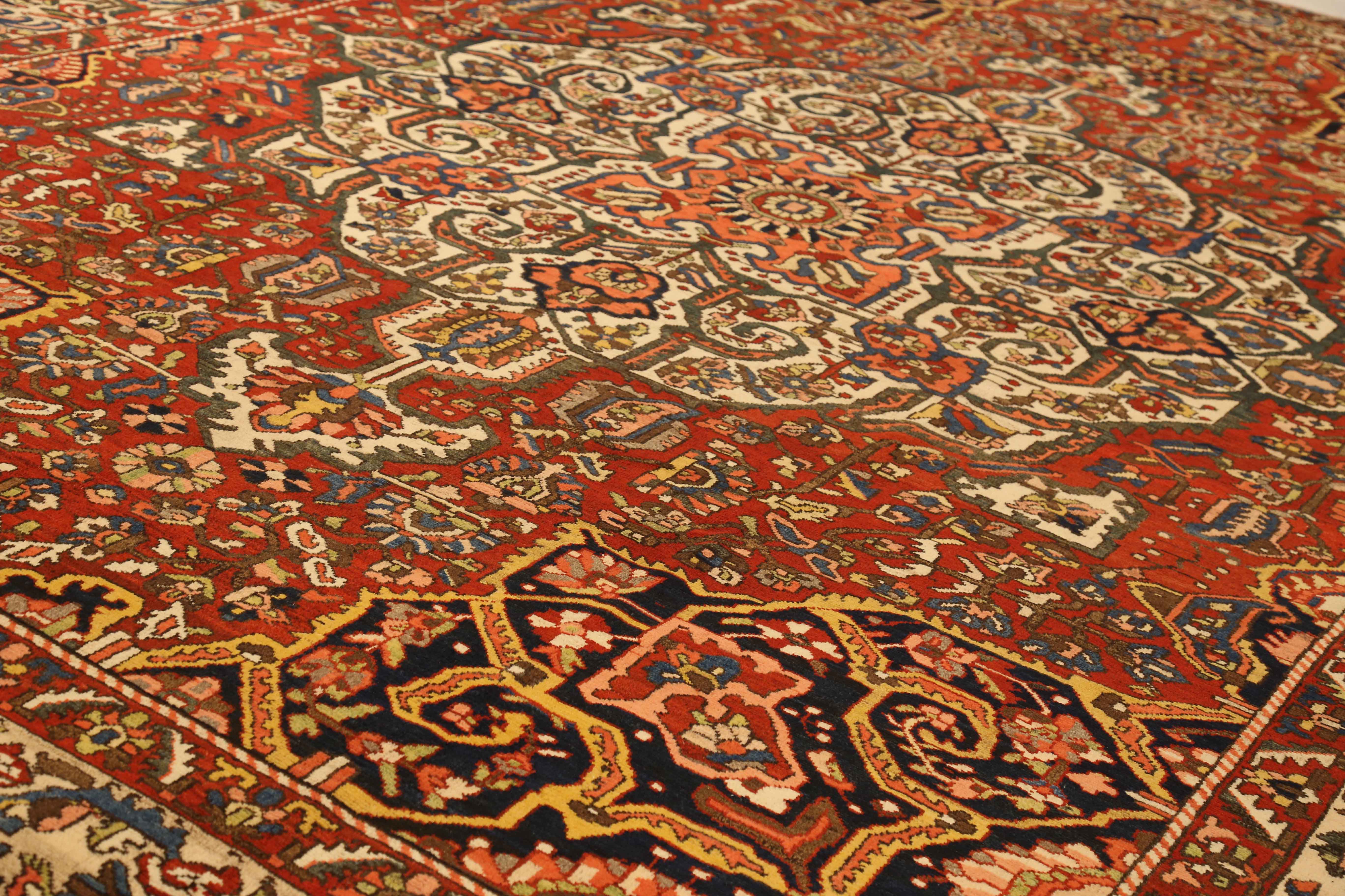 Thumbnail 7 for Antique Persian Bakhtiar Traditional Rug 12700