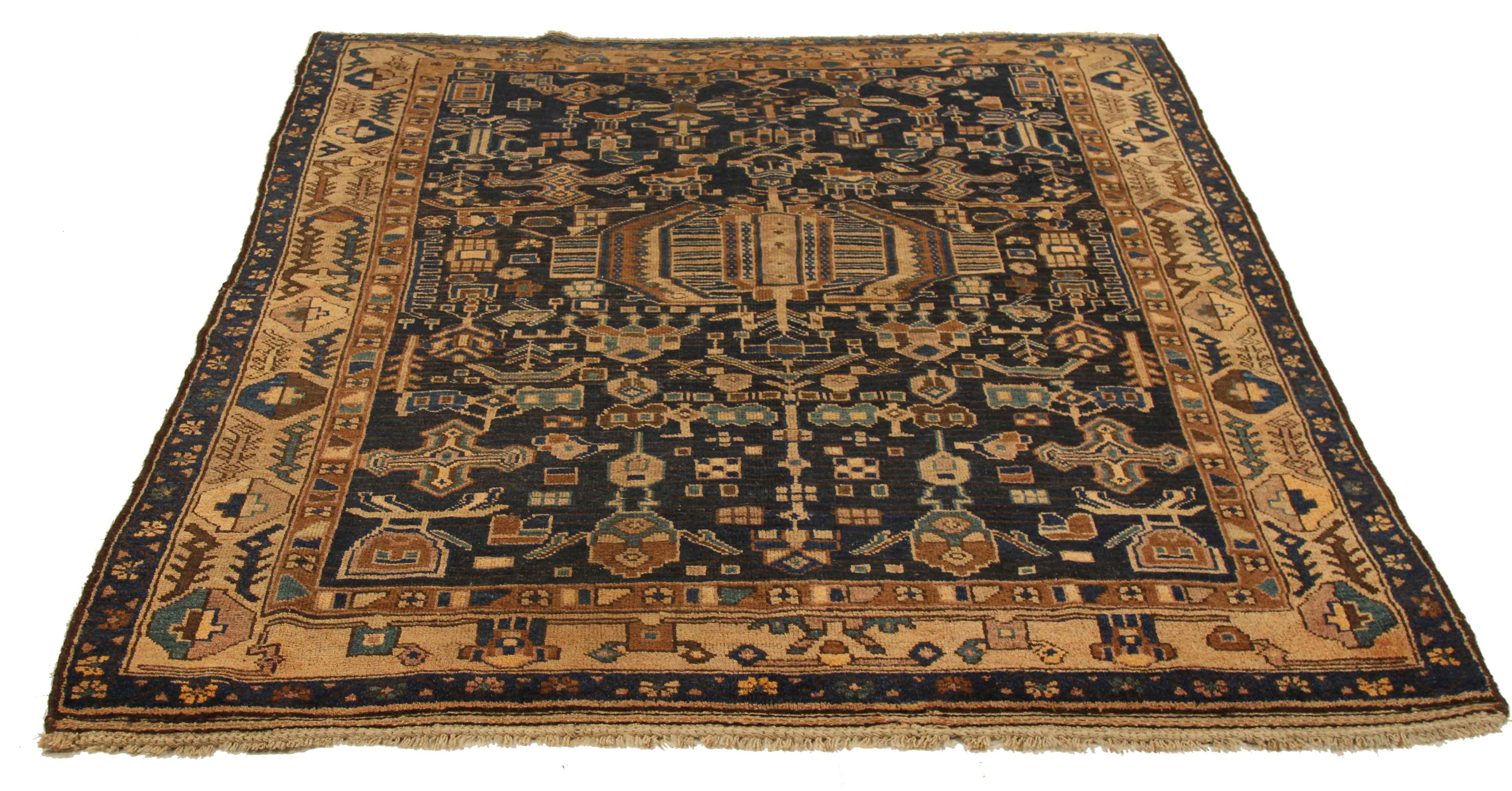 Thumbnail 13 for Antique Persian Kurdish Traditional Rug 12719