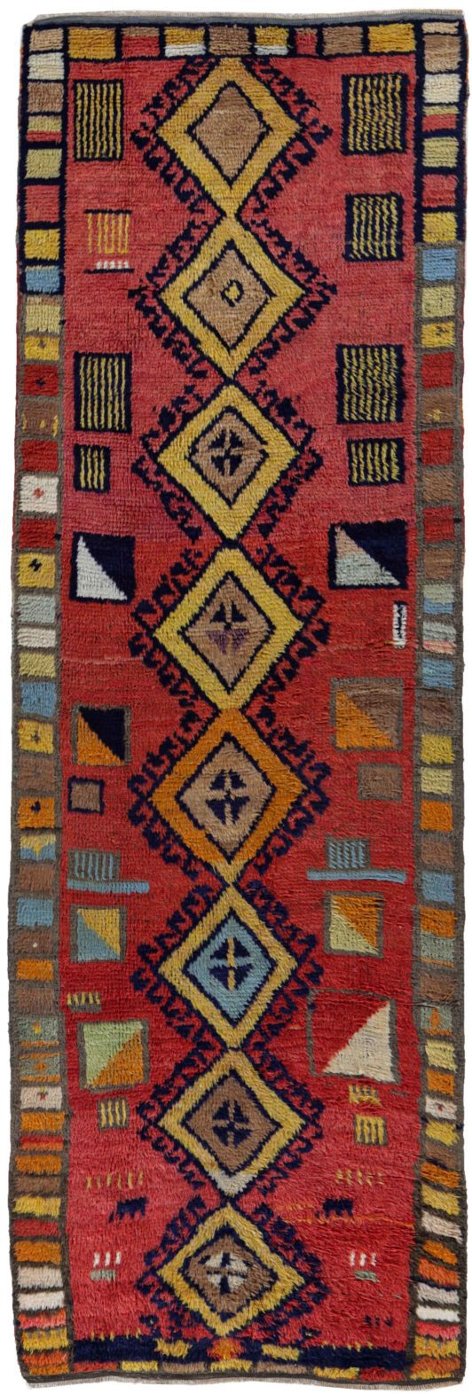 Thumbnail 7 for Antique Persian Gabbeh Transitional Rug 91236