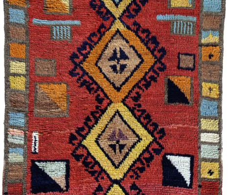 Thumbnail 5 for Antique Persian Gabbeh Transitional Rug 91236
