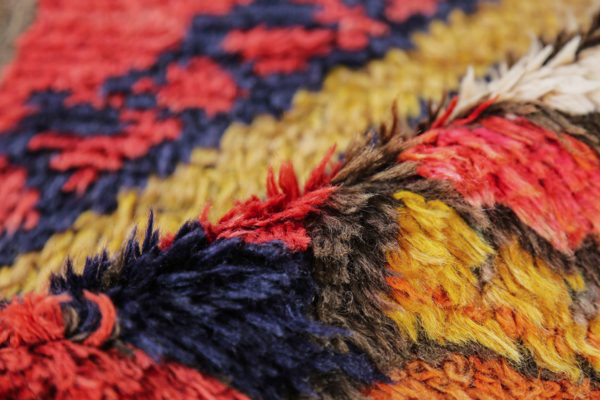 Thumbnail 8 for Antique Persian Gabbeh Transitional Rug 91236