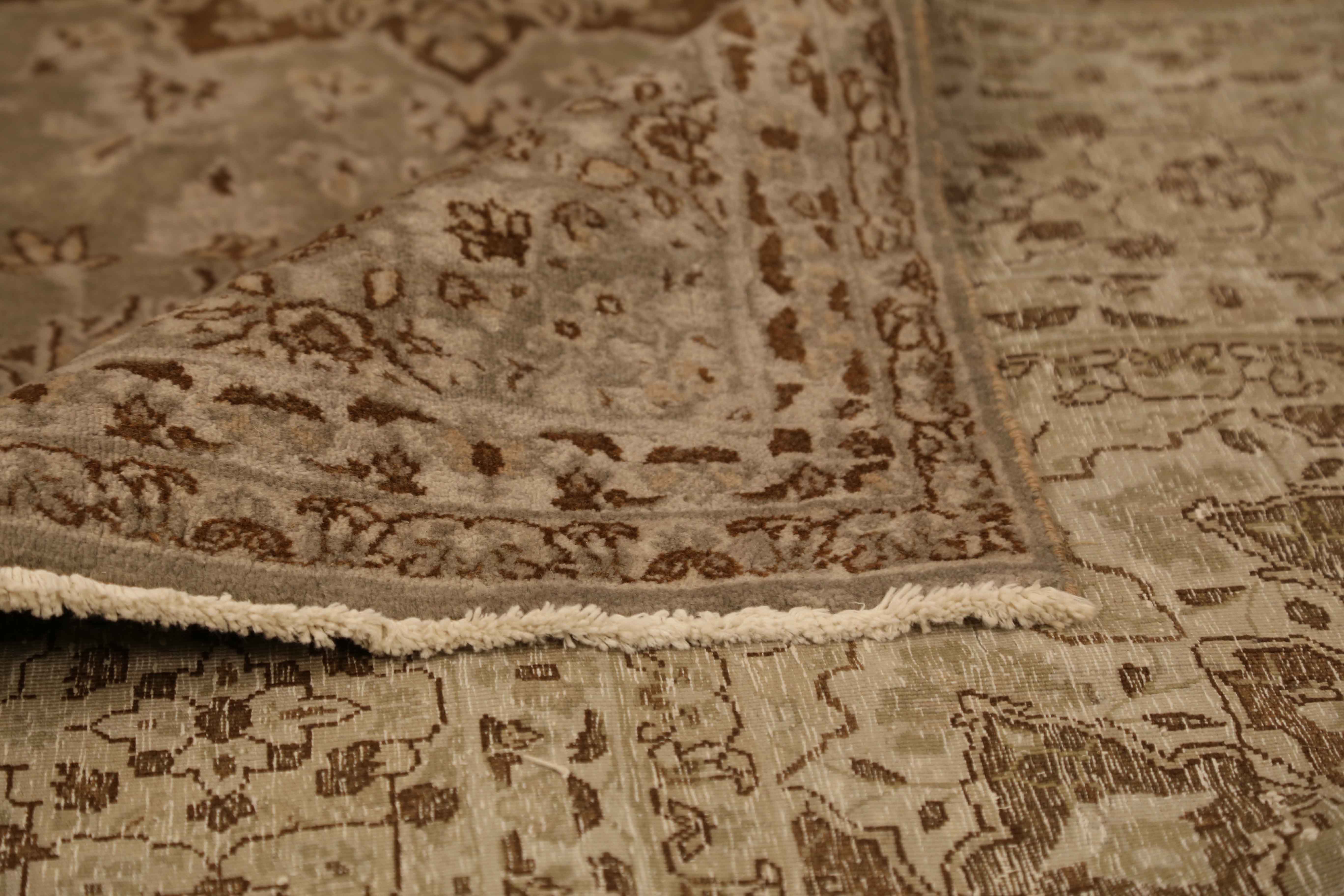 Thumbnail 9 for Antique Persian Kerman Transitional Rug 12723