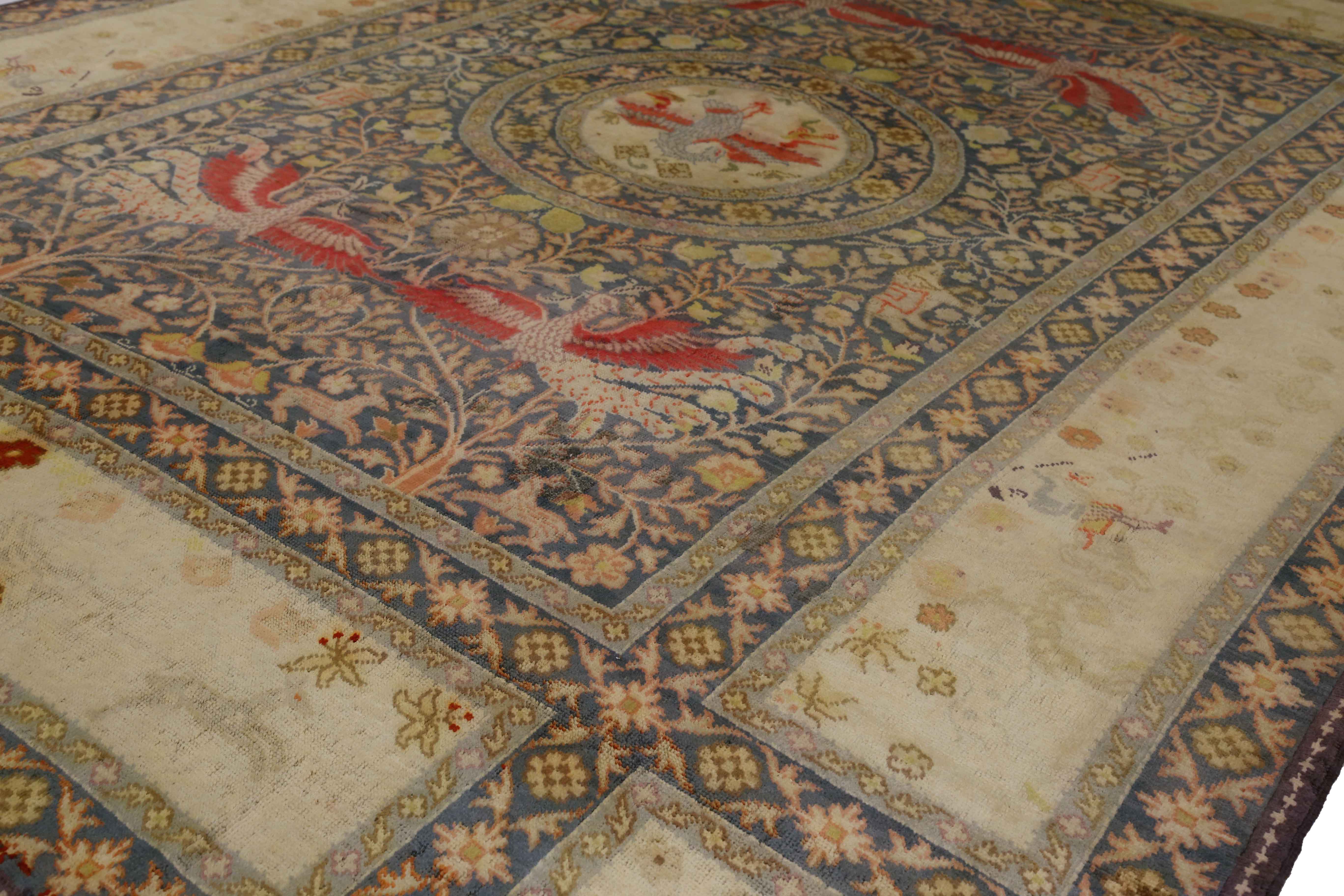 Thumbnail 5 for Antique China Transitional Rug 72546