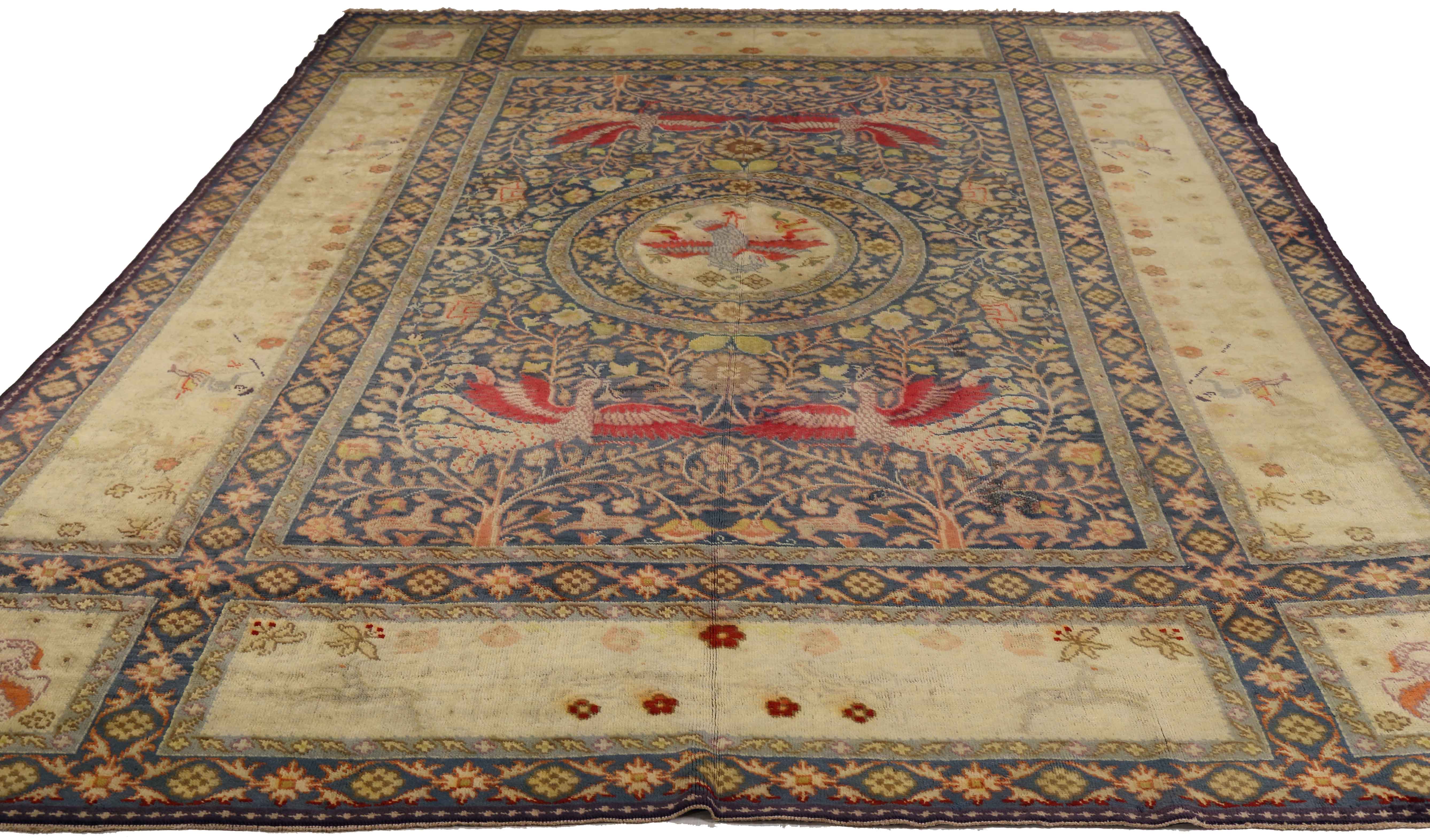 Thumbnail 4 for Antique China Transitional Rug 72546
