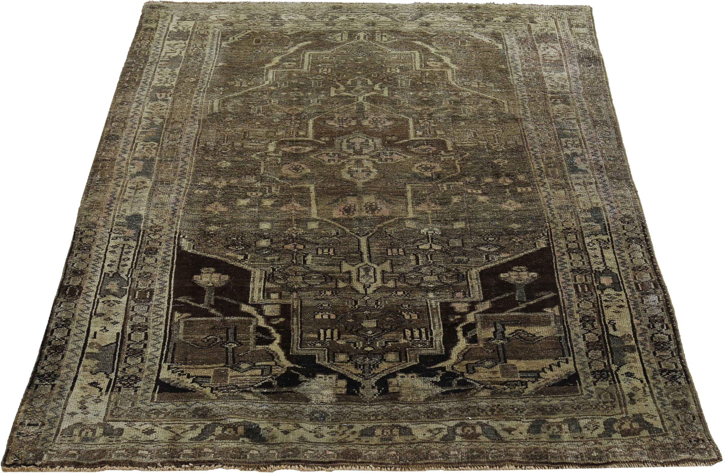 Thumbnail 11 for Antique Persian Bijar Transitional Rug 89650