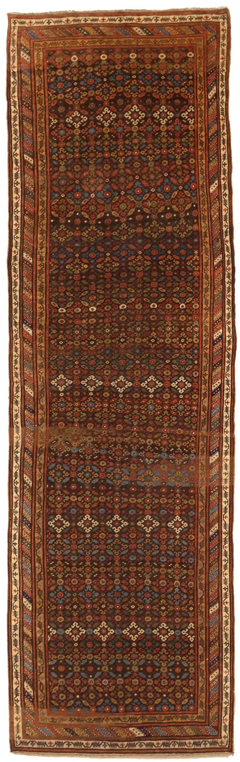 Thumbnail 7 for Antique Persian Bijar Transitional Rug 72673