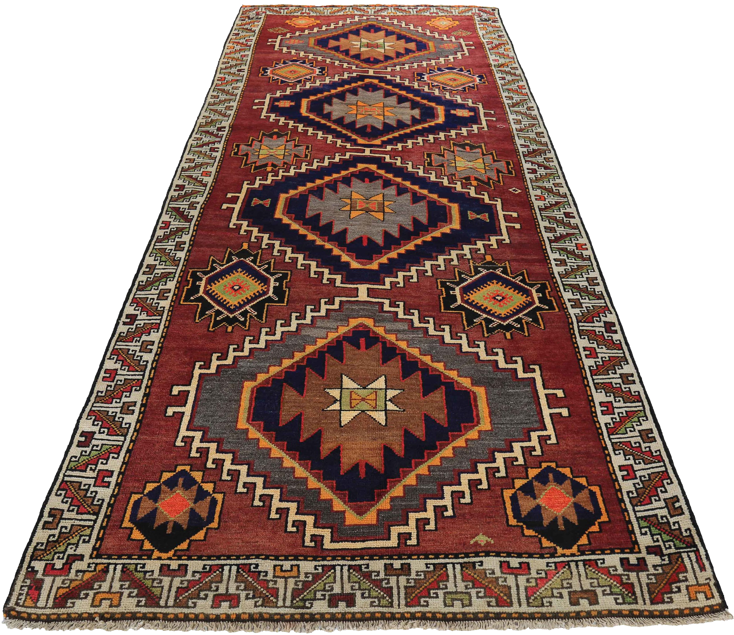 Thumbnail 3 for Antique Persian Azarbaijan Traditional Rug 89685