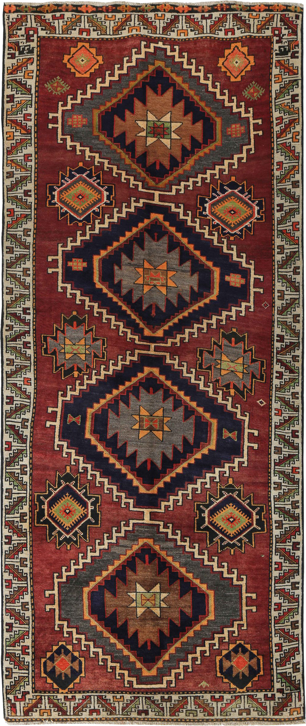 Thumbnail 4 for Antique Persian Azarbaijan Traditional Rug 89685