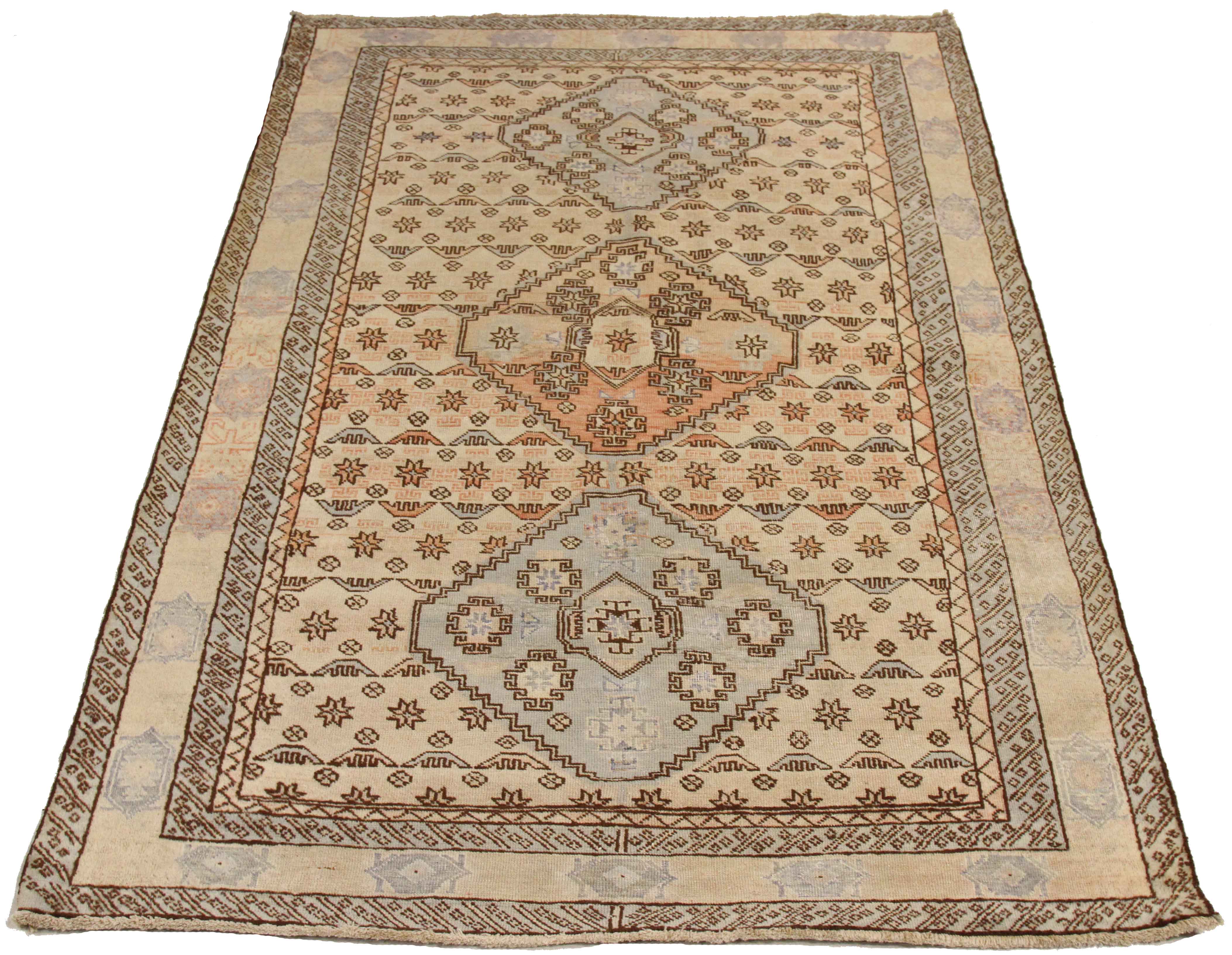 Thumbnail 14 for Antique Persian Ardebil Transitional Rug 67872