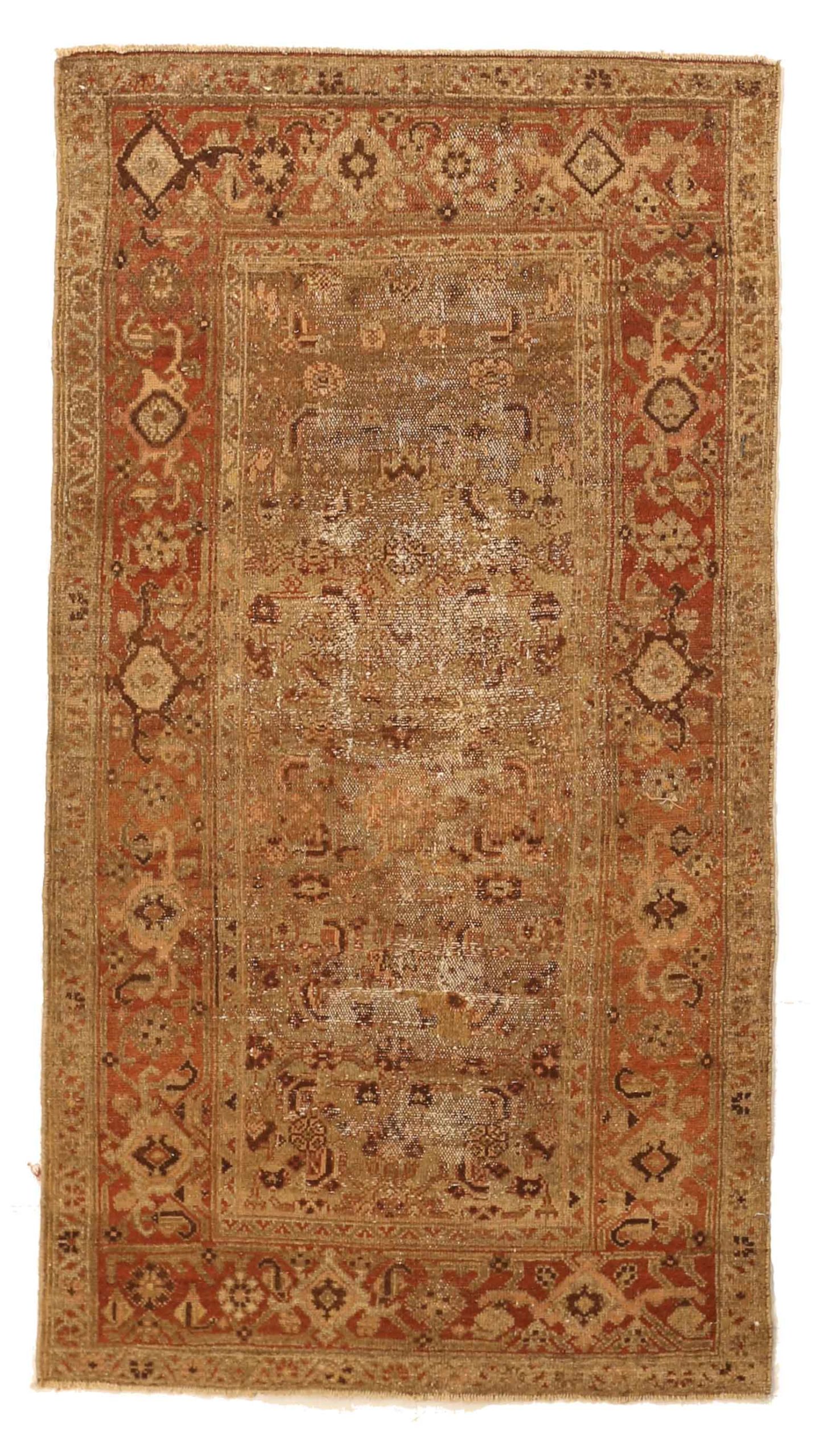 Thumbnail 6 for Antique Persian Zanjan Transitional Rug 67873