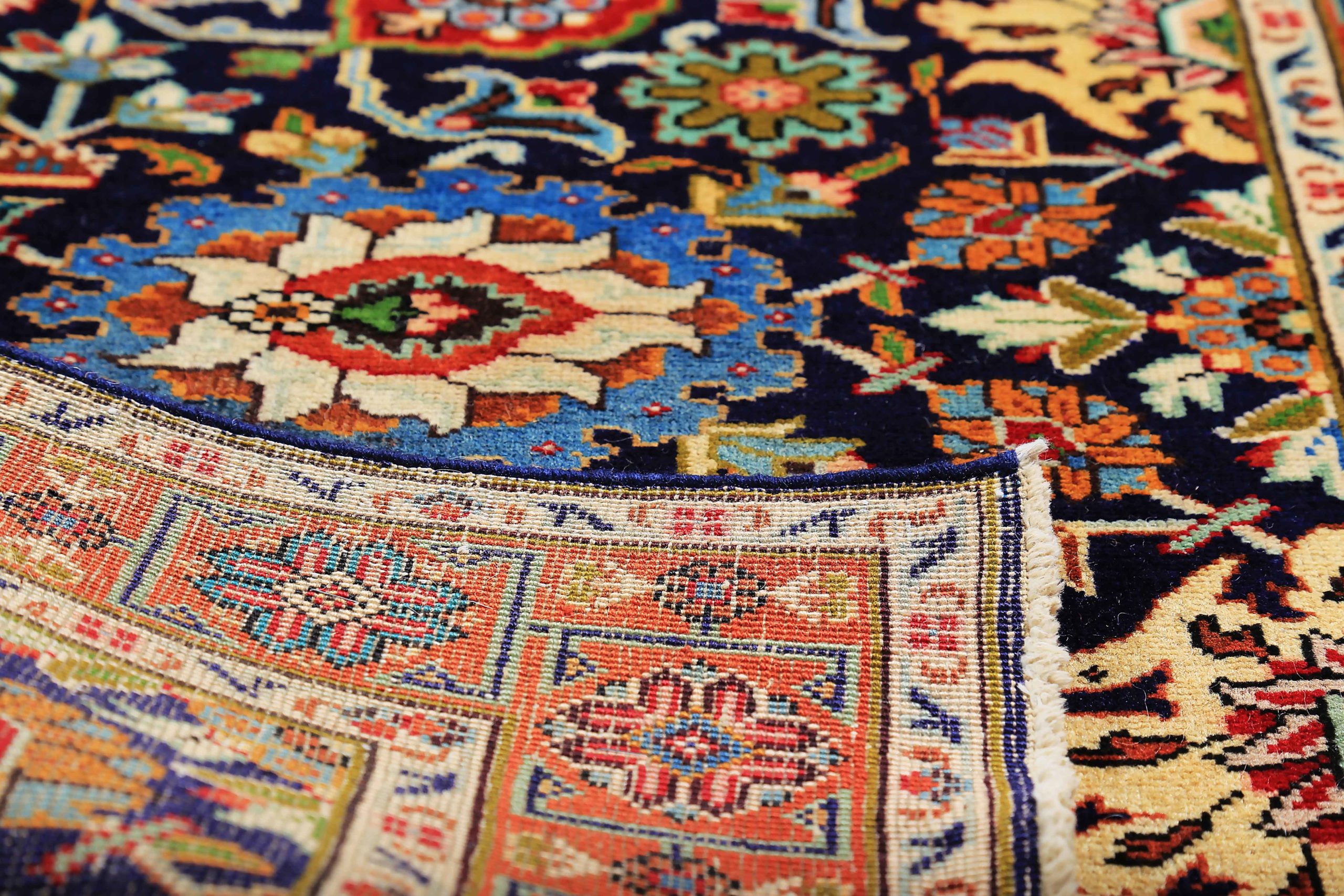 Thumbnail 7 for Antique Persian Tabriz Traditional Rug 89668