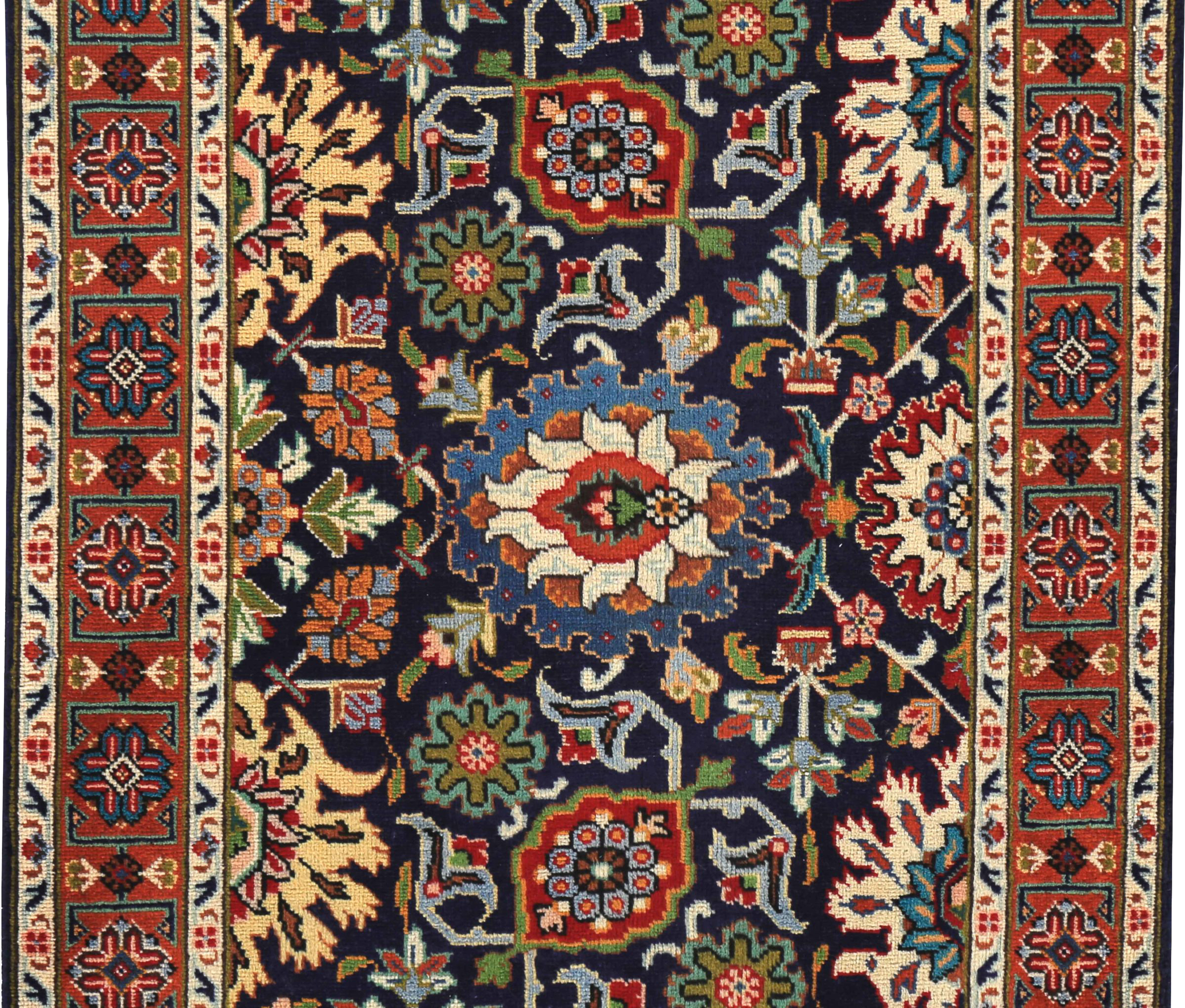 Thumbnail 2 for Antique Persian Tabriz Traditional Rug 89668