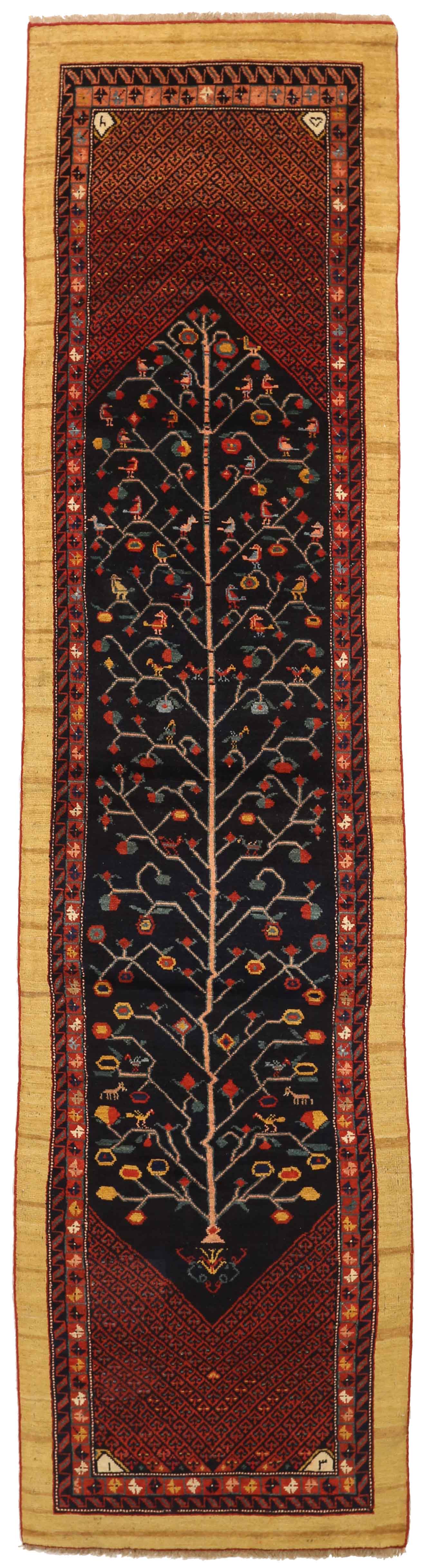 Thumbnail 12 for Antique Persian Bakhtiar Transitional Rug 72662