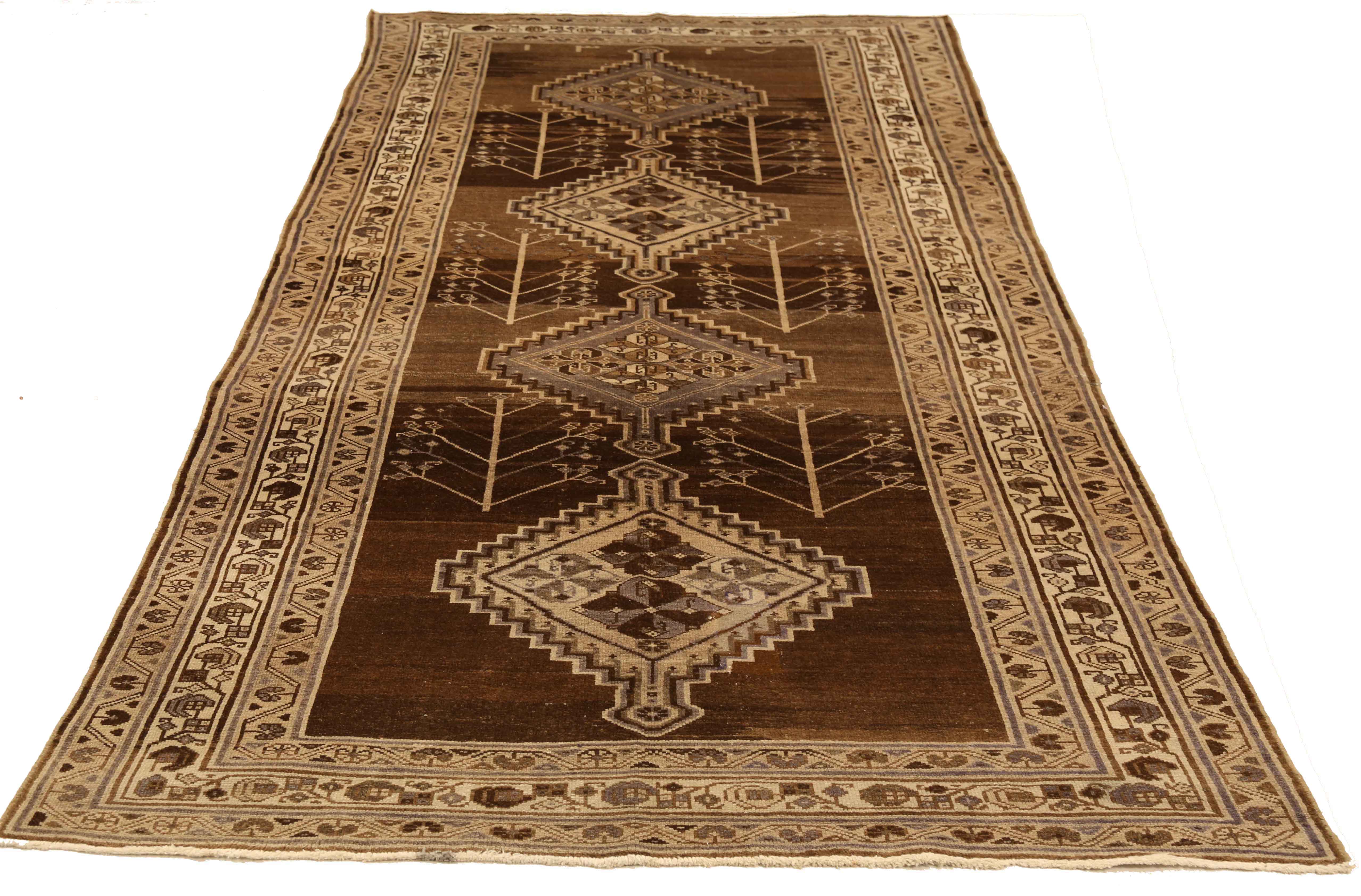 Thumbnail 3 for Antique Persian Malayer Transitional Rug 12844