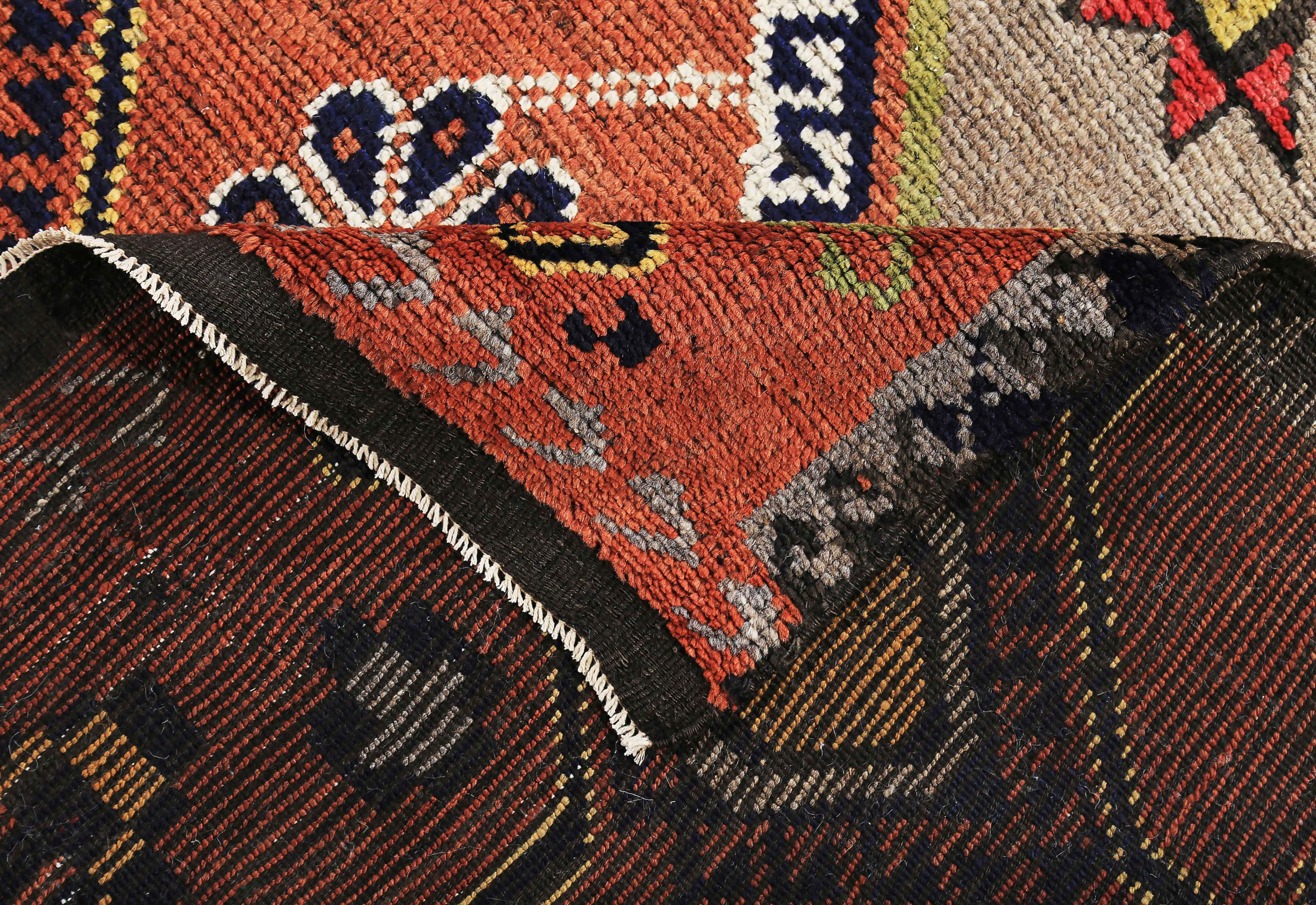 Thumbnail 2 for Antique Persian Azarbaijan Traditional Rug 89661