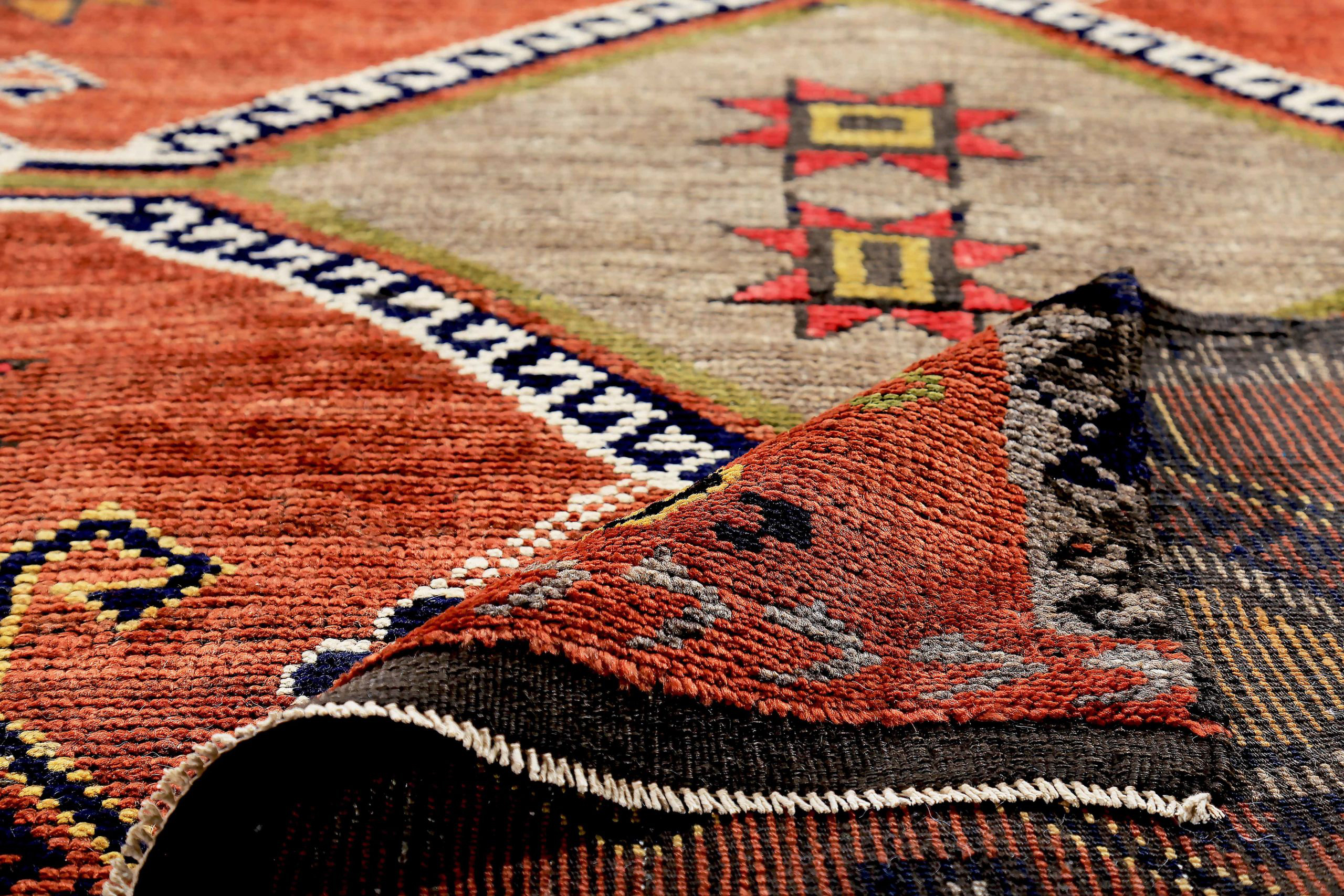 Thumbnail 3 for Antique Persian Azarbaijan Traditional Rug 89661