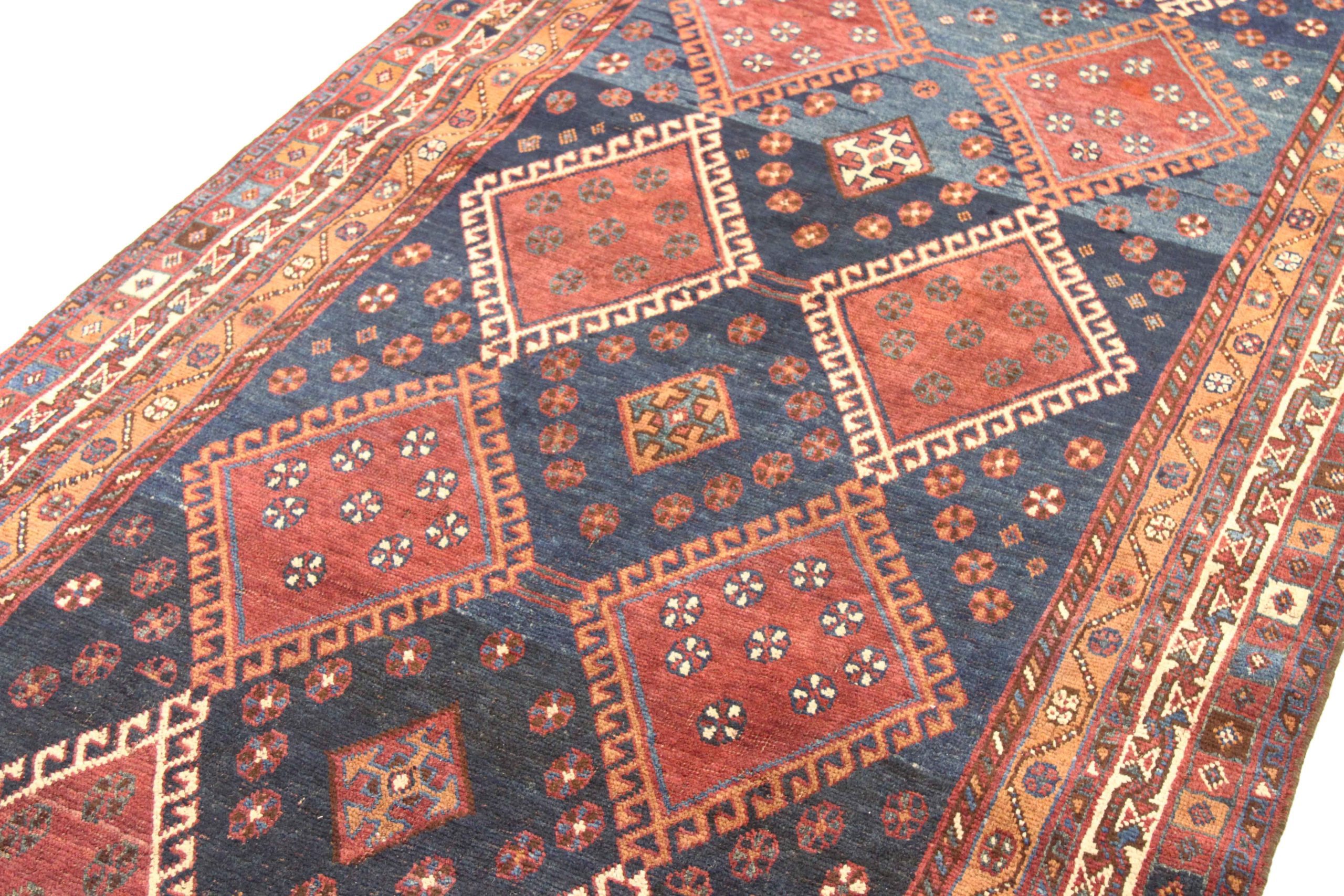 Thumbnail 5 for Antique Persian Shiraz Traditional Rug 67867