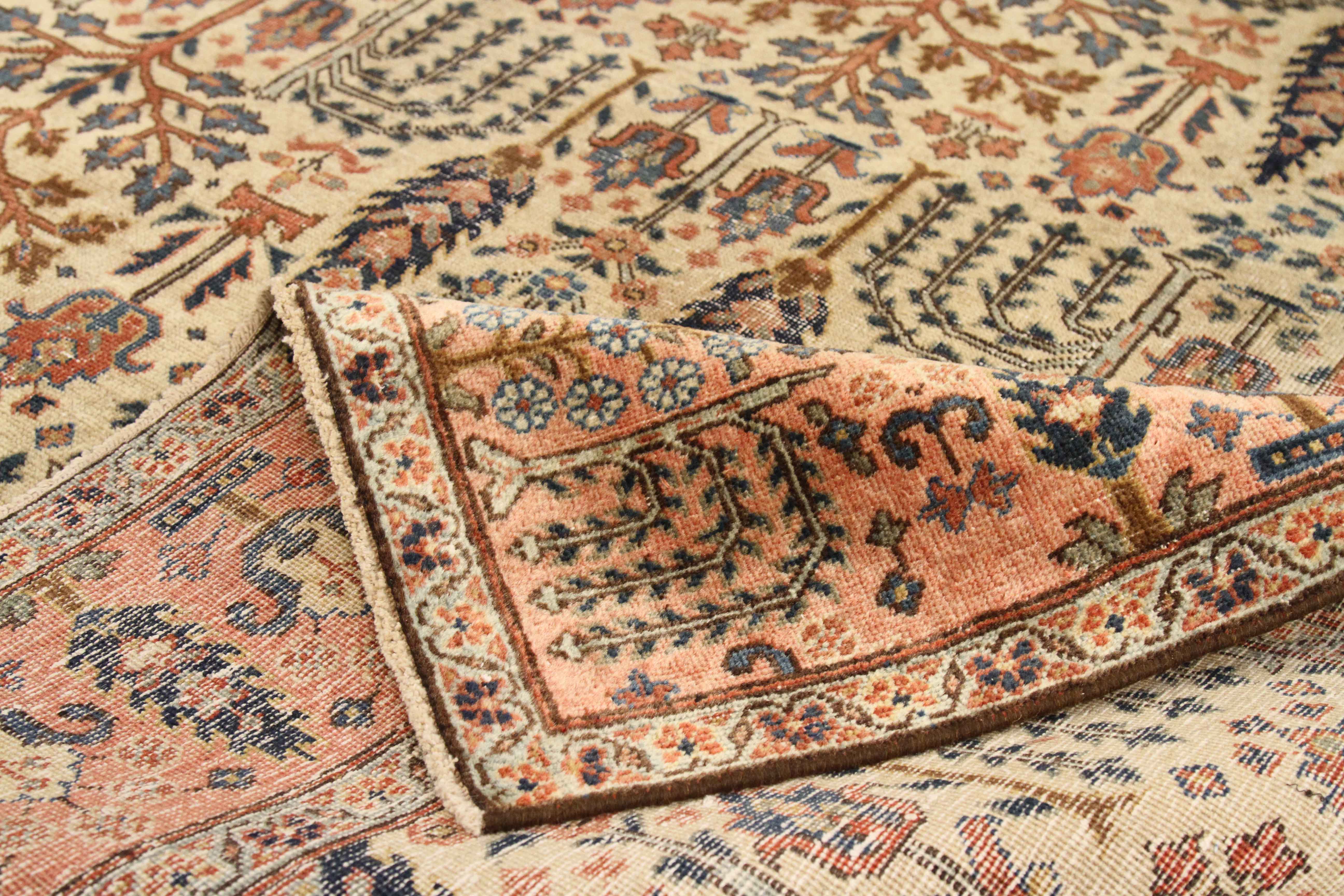 Thumbnail 4 for Antique Persian Tabriz Transitional Rug 67868