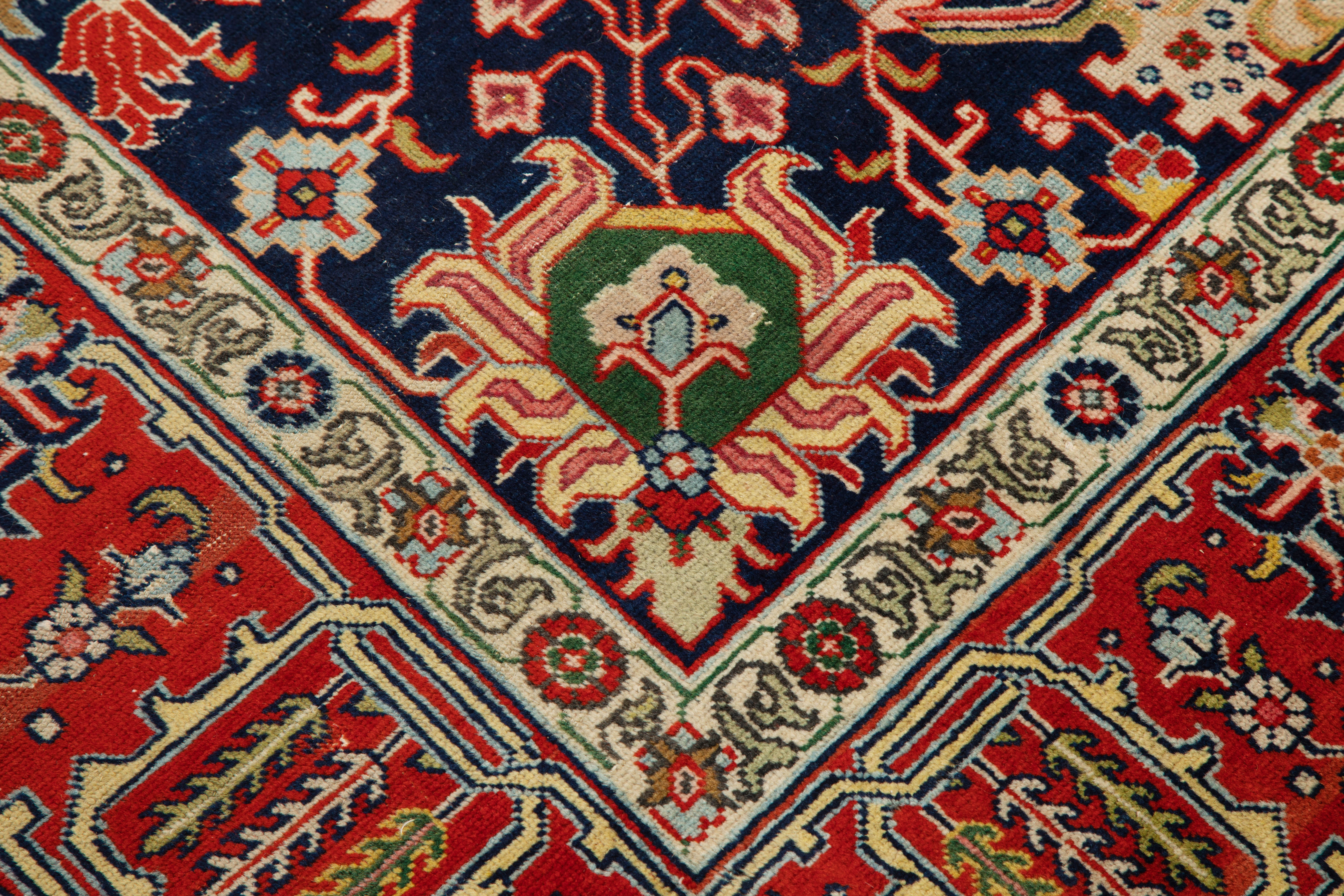 Thumbnail 2 for Antique Persian Tabriz Traditional Rug 88415