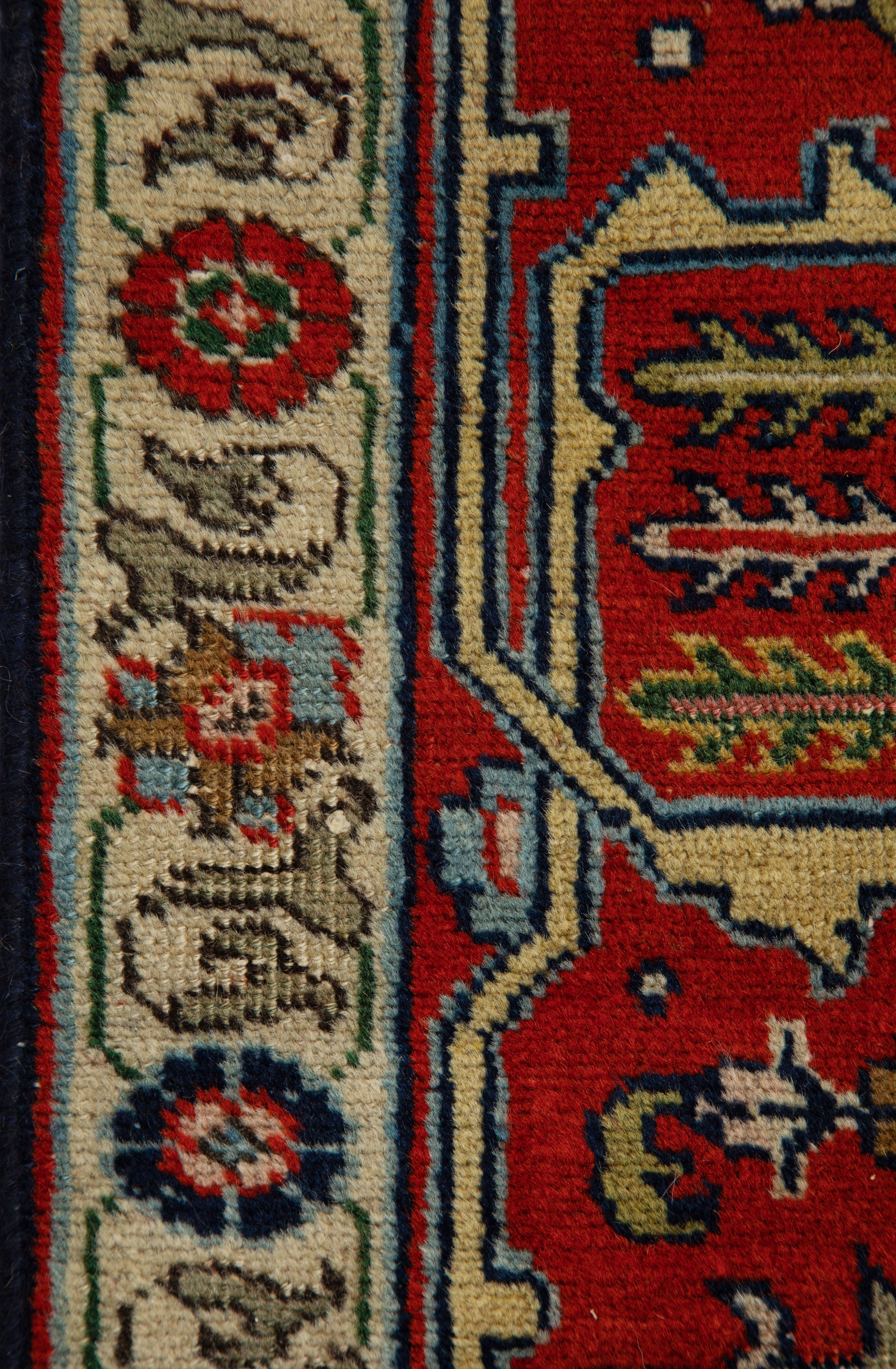 Thumbnail 4 for Antique Persian Tabriz Traditional Rug 88415
