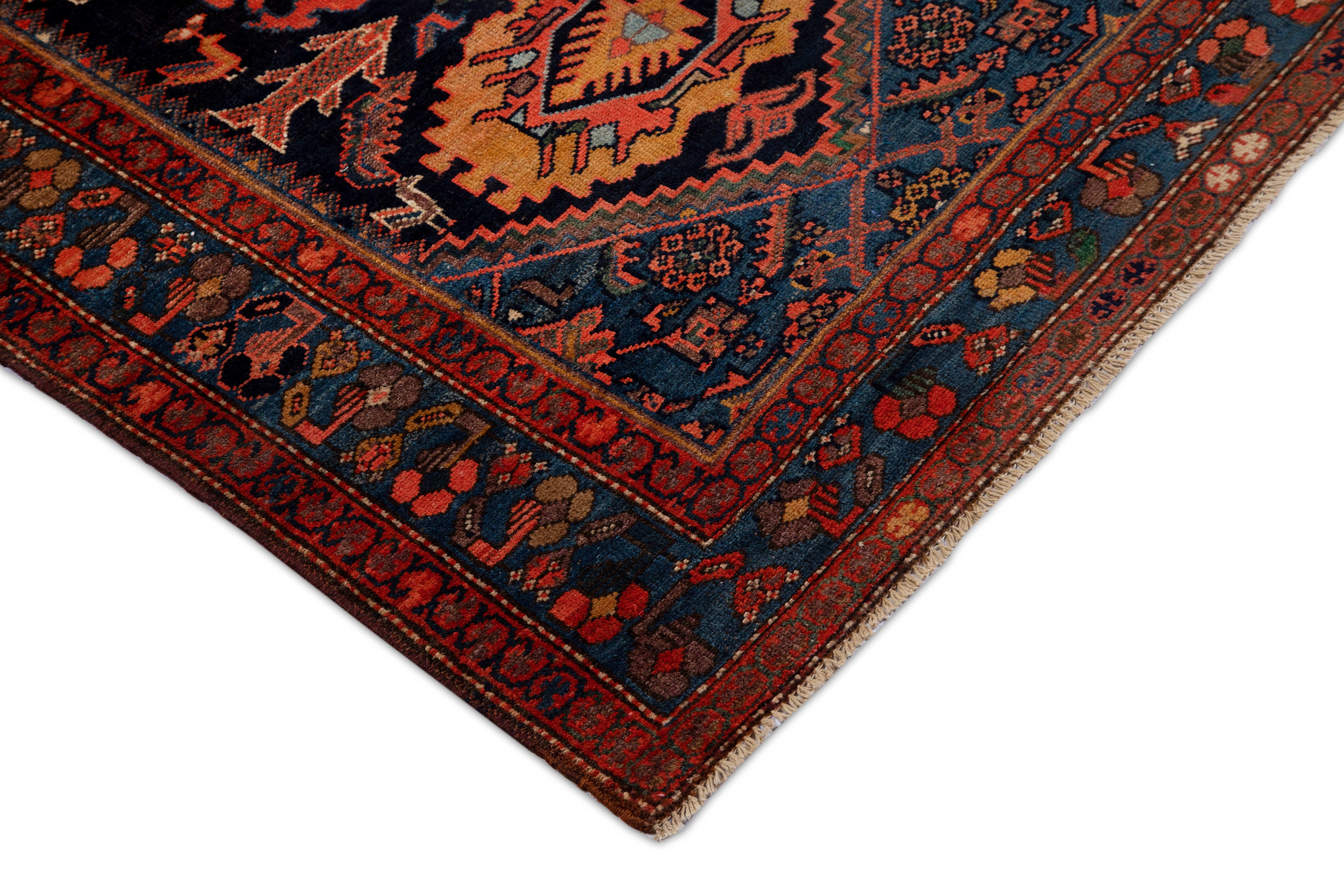 Thumbnail 5 for Antique Persian Zanjan Traditional Rug 88413