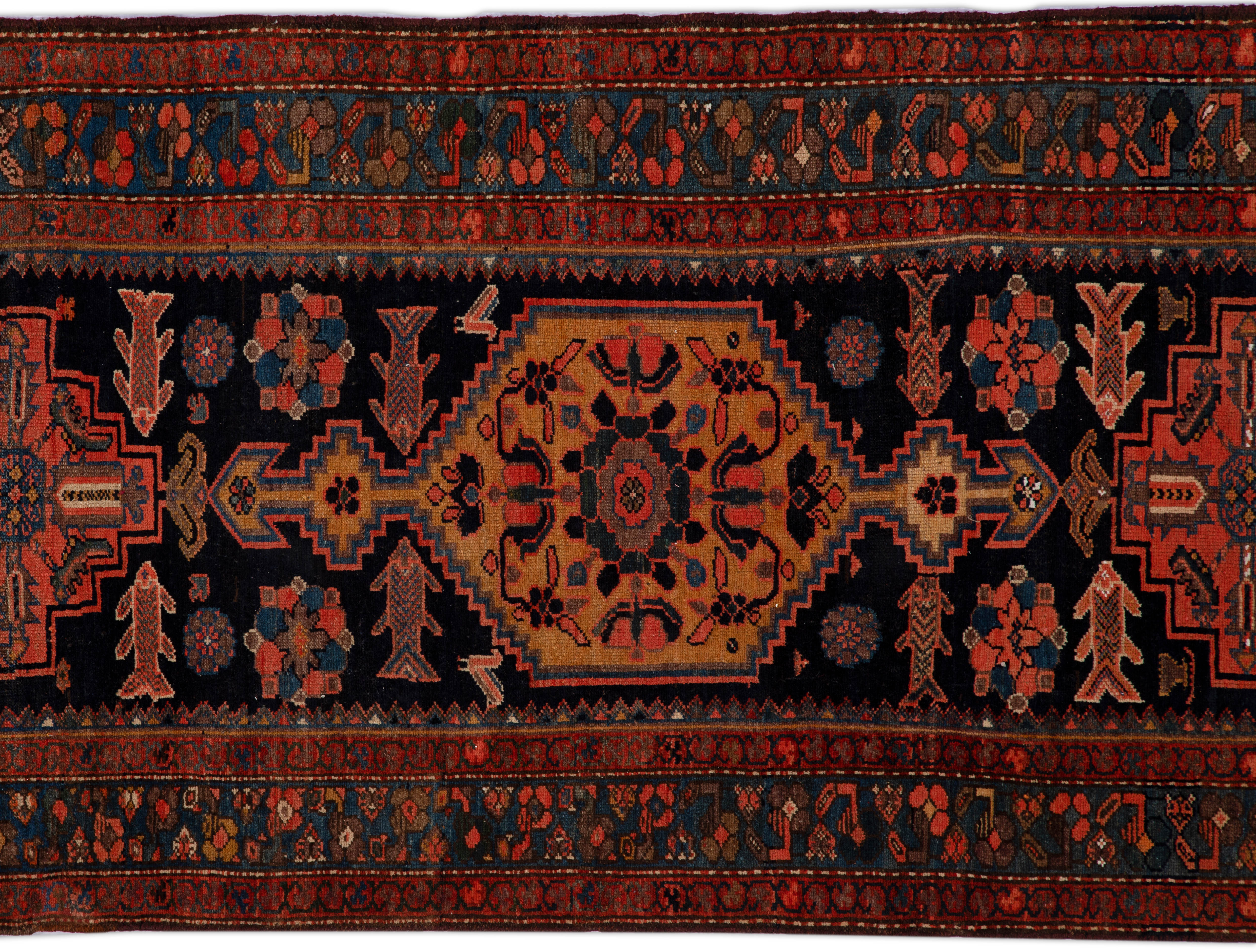 Thumbnail 4 for Antique Persian Zanjan Traditional Rug 88413