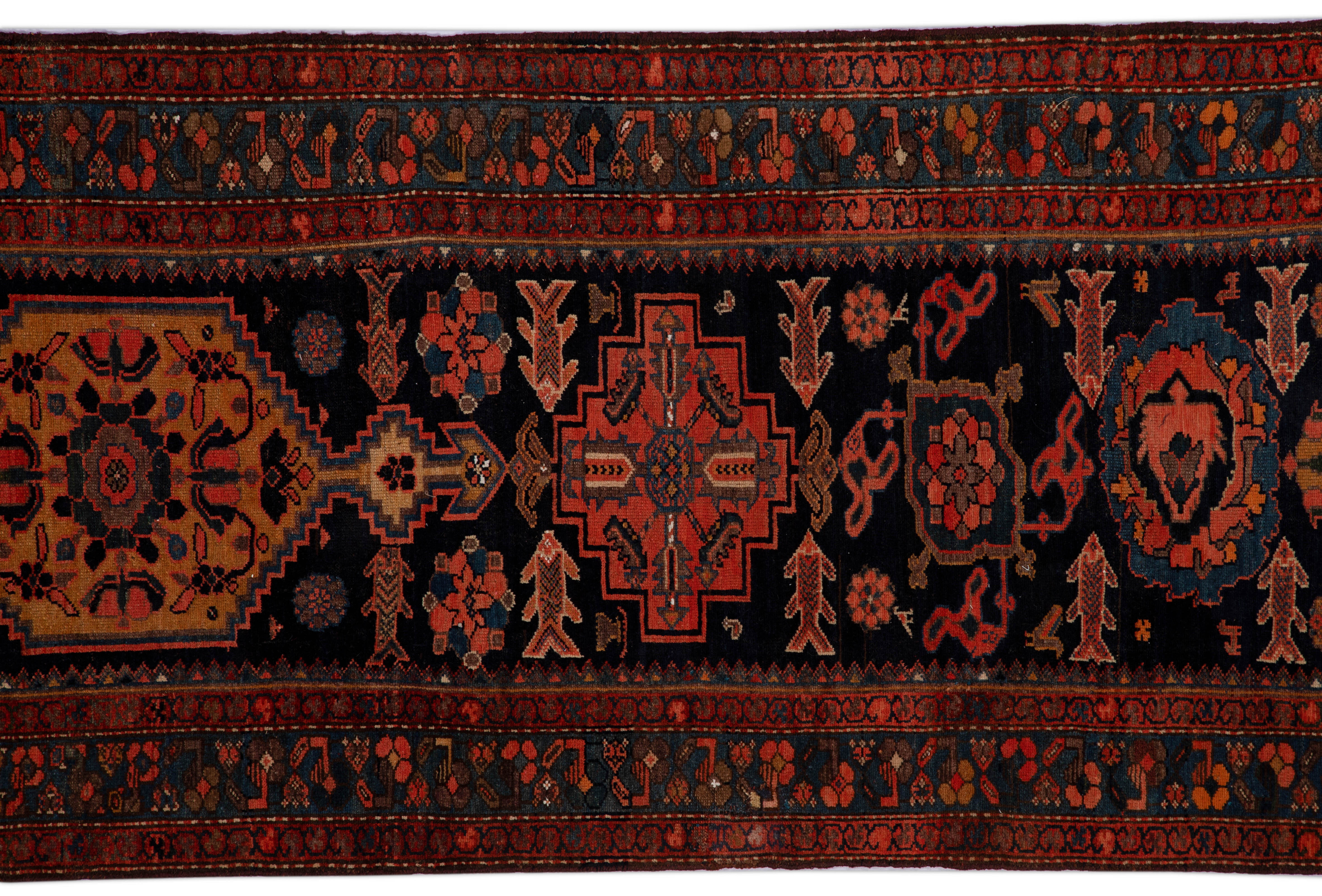 Thumbnail 3 for Antique Persian Zanjan Traditional Rug 88413