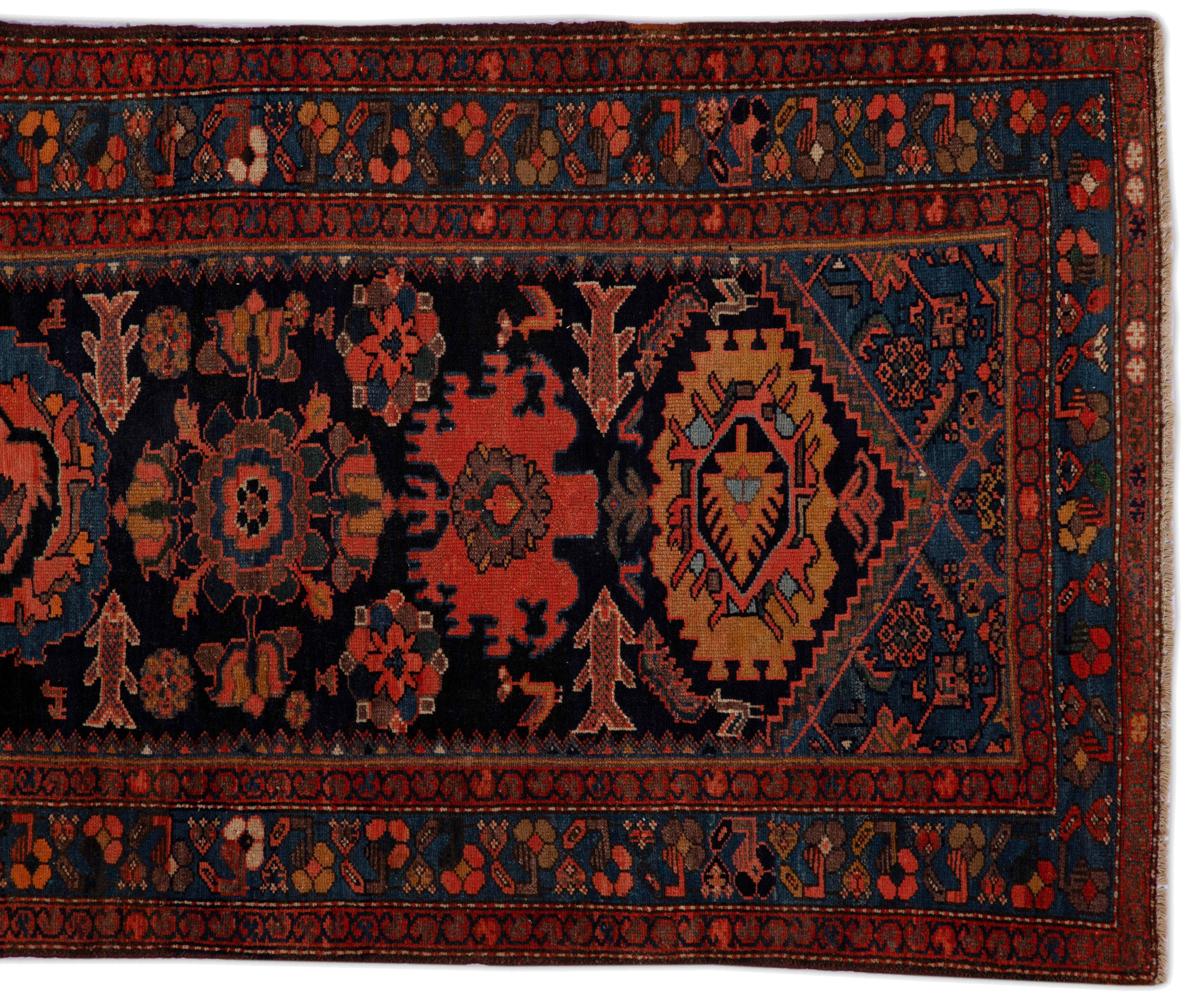 Thumbnail 6 for Antique Persian Zanjan Traditional Rug 88413