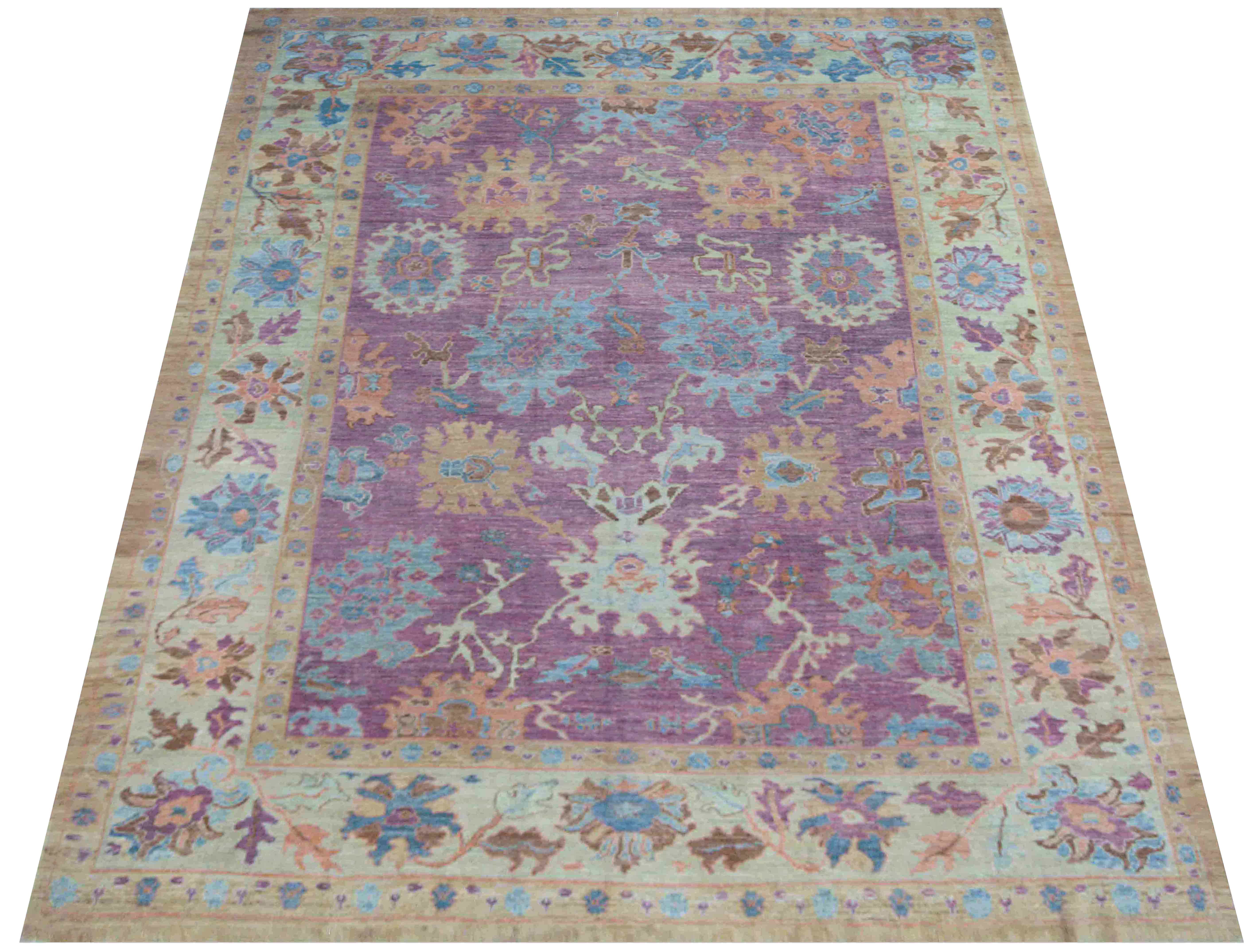 Thumbnail 7 for Persian Oushak Transitional Rug 88187