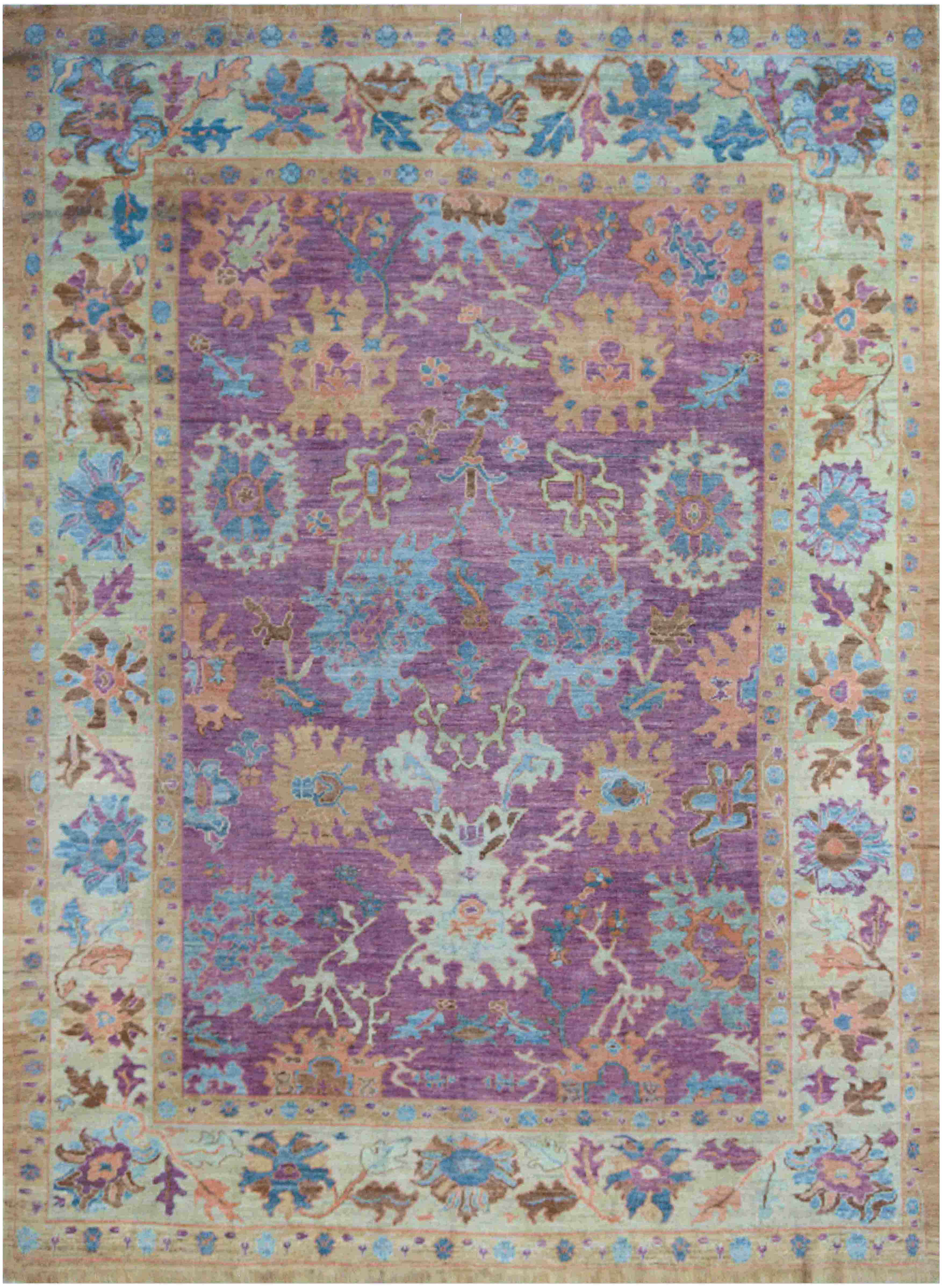 Thumbnail 9 for Persian Oushak Transitional Rug 88187