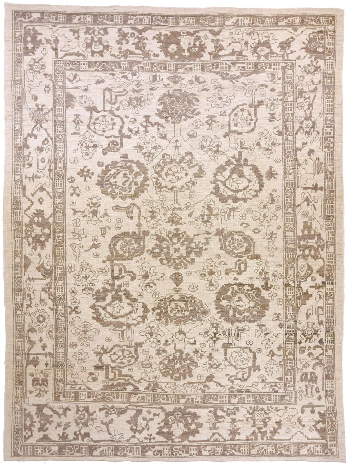 Thumbnail 13 for Persian Oushak Transitional Rug 88178