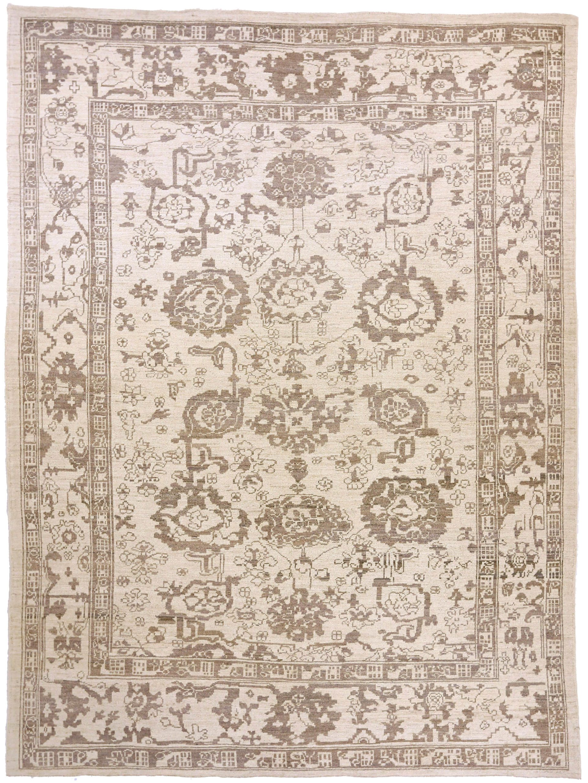 Thumbnail 9 for Persian Oushak Transitional Rug 88178