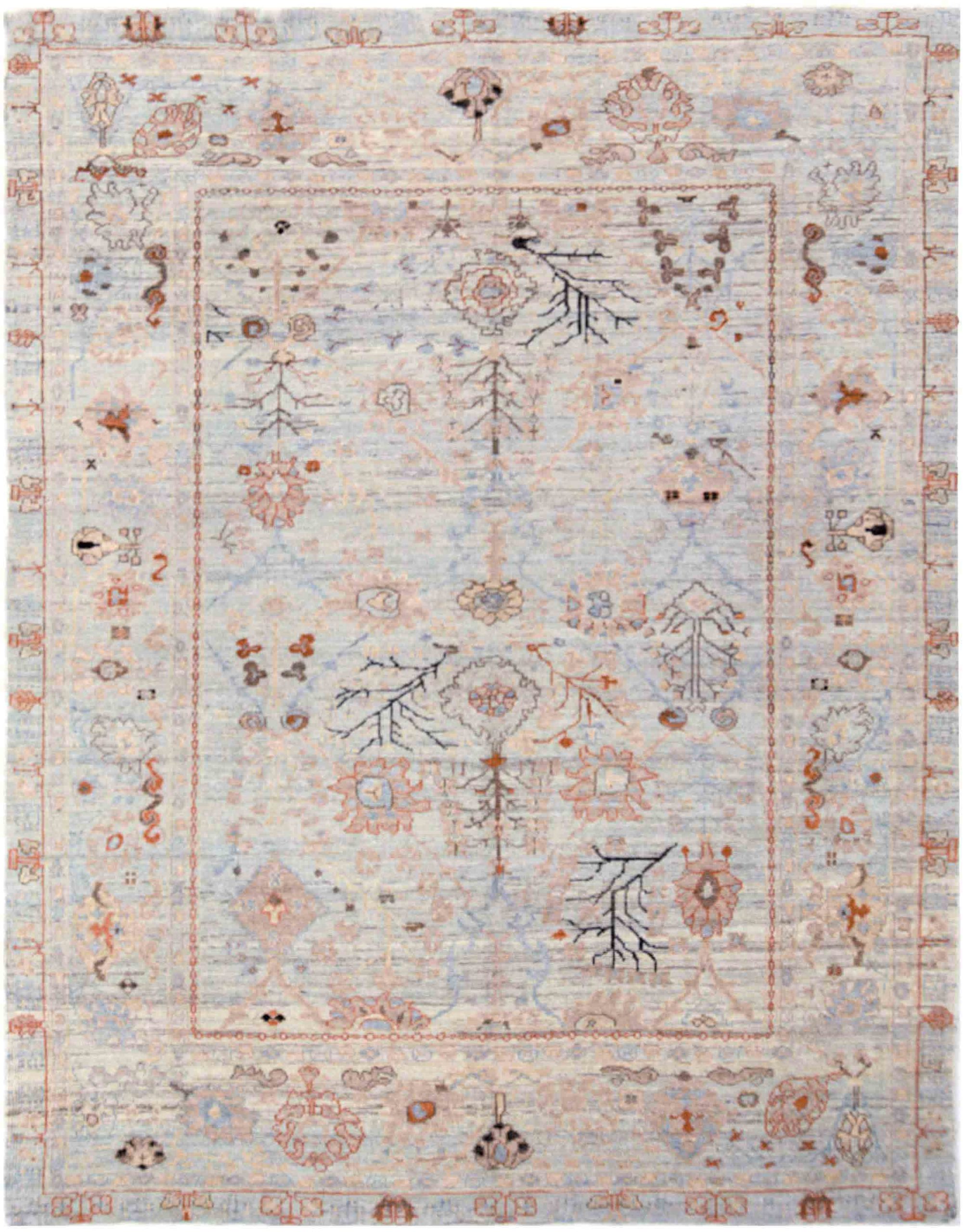 Thumbnail 7 for Persian Oushak Transitional Rug 88075