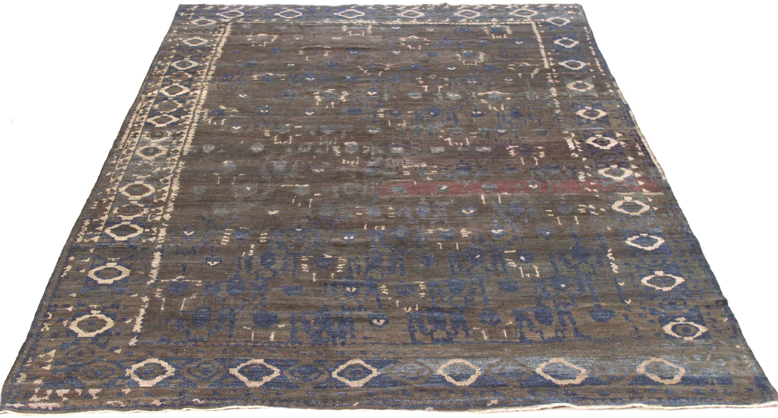 Thumbnail 8 for Persian Oushak Transitional Rug 88034