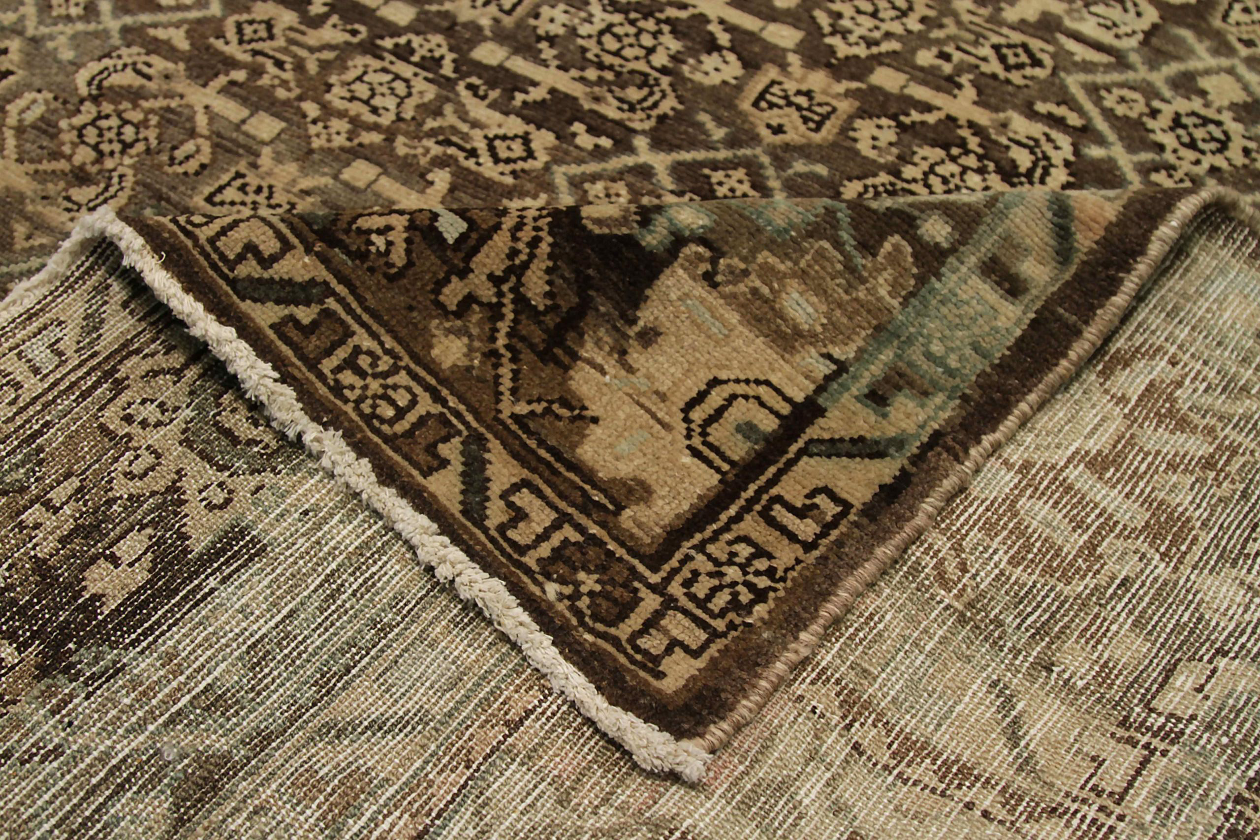 Thumbnail 3 for Antique Persian Malayer Transitional Rug 73493