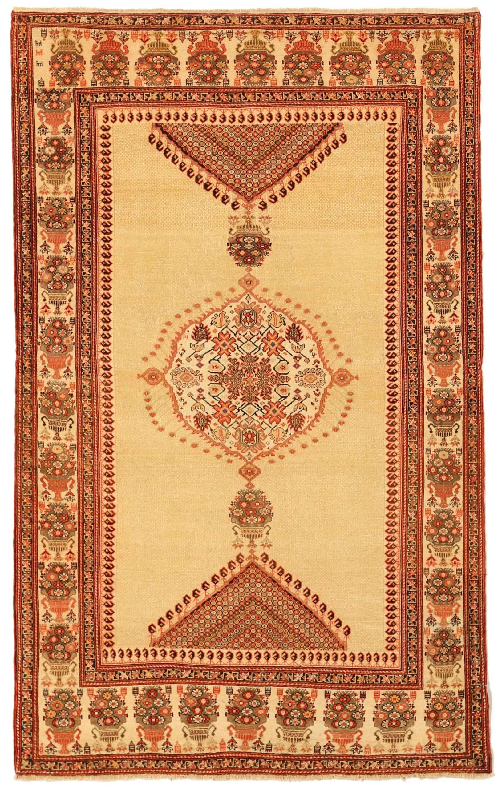 Thumbnail 5 for Antique Persian Malayer Traditional Rug 67870