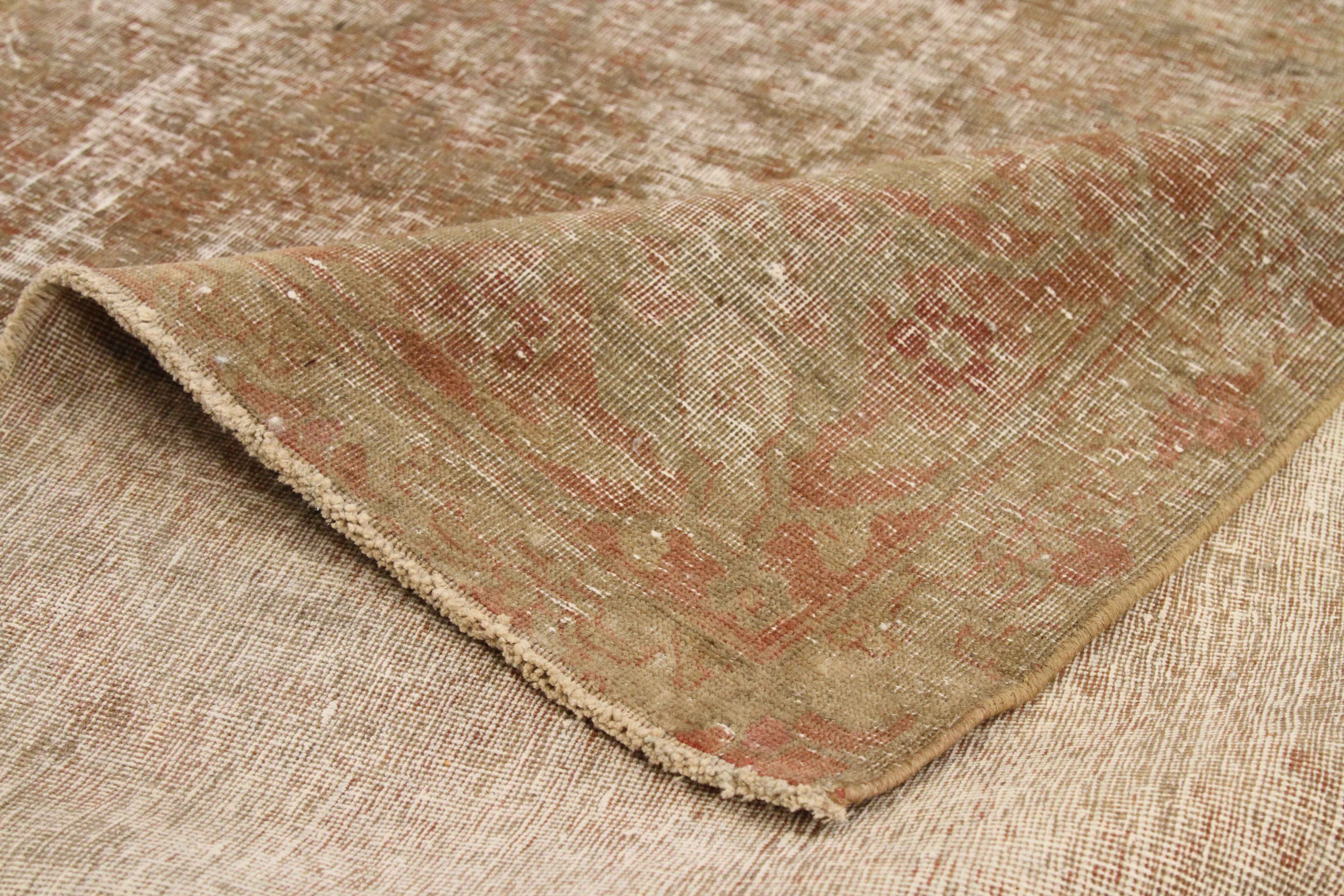 Thumbnail 6 for Antique Persian Tabriz Transitional Rug 67871