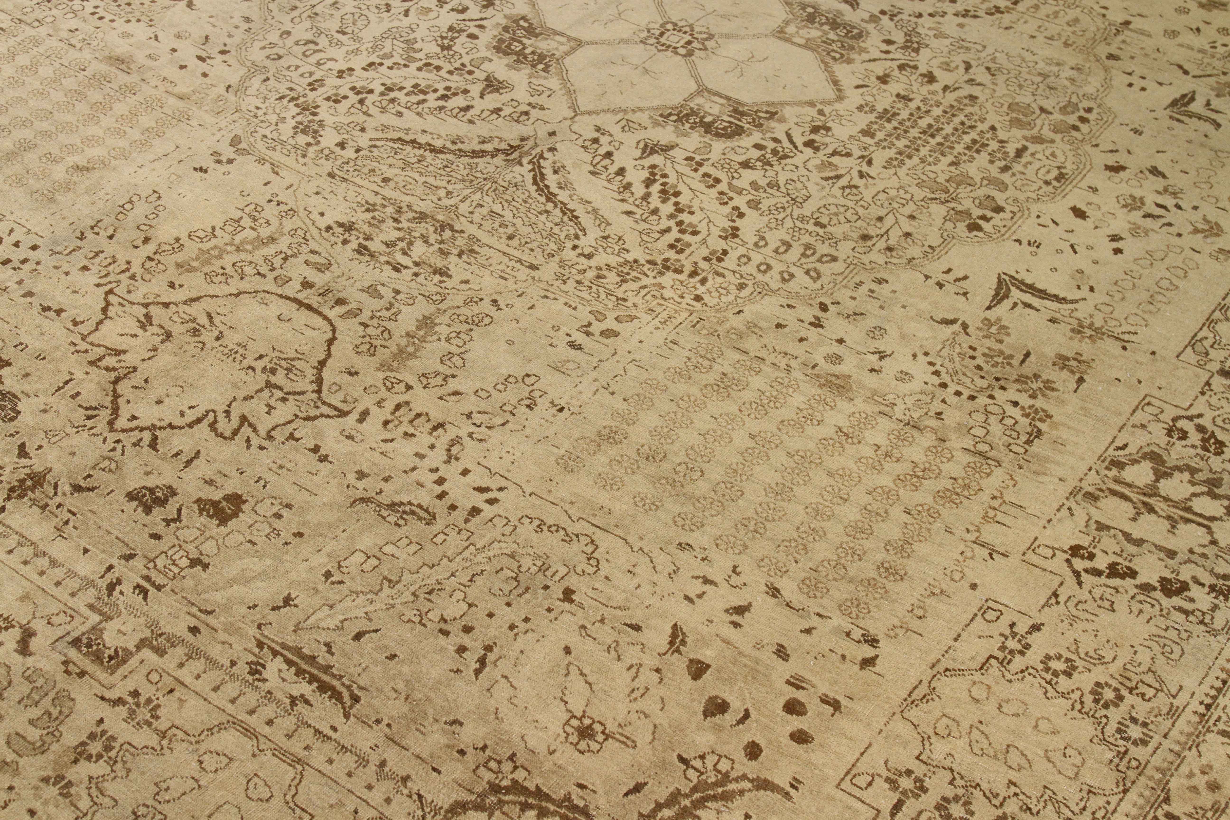 Thumbnail 2 for Antique Persian Tabriz Transitional Rug 67915