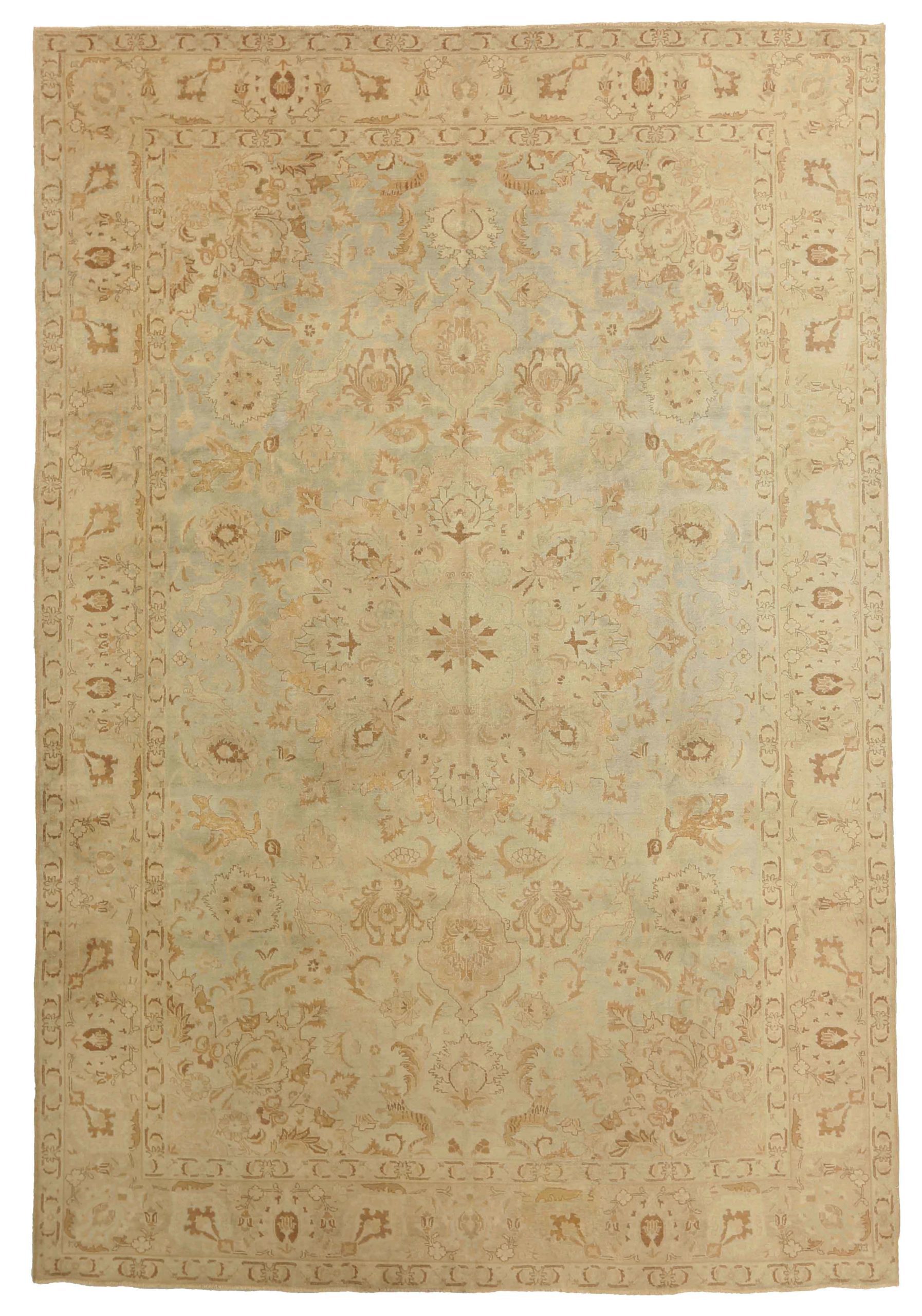 Thumbnail 11 for Antique Persian Tabriz Transitional Rug 67917