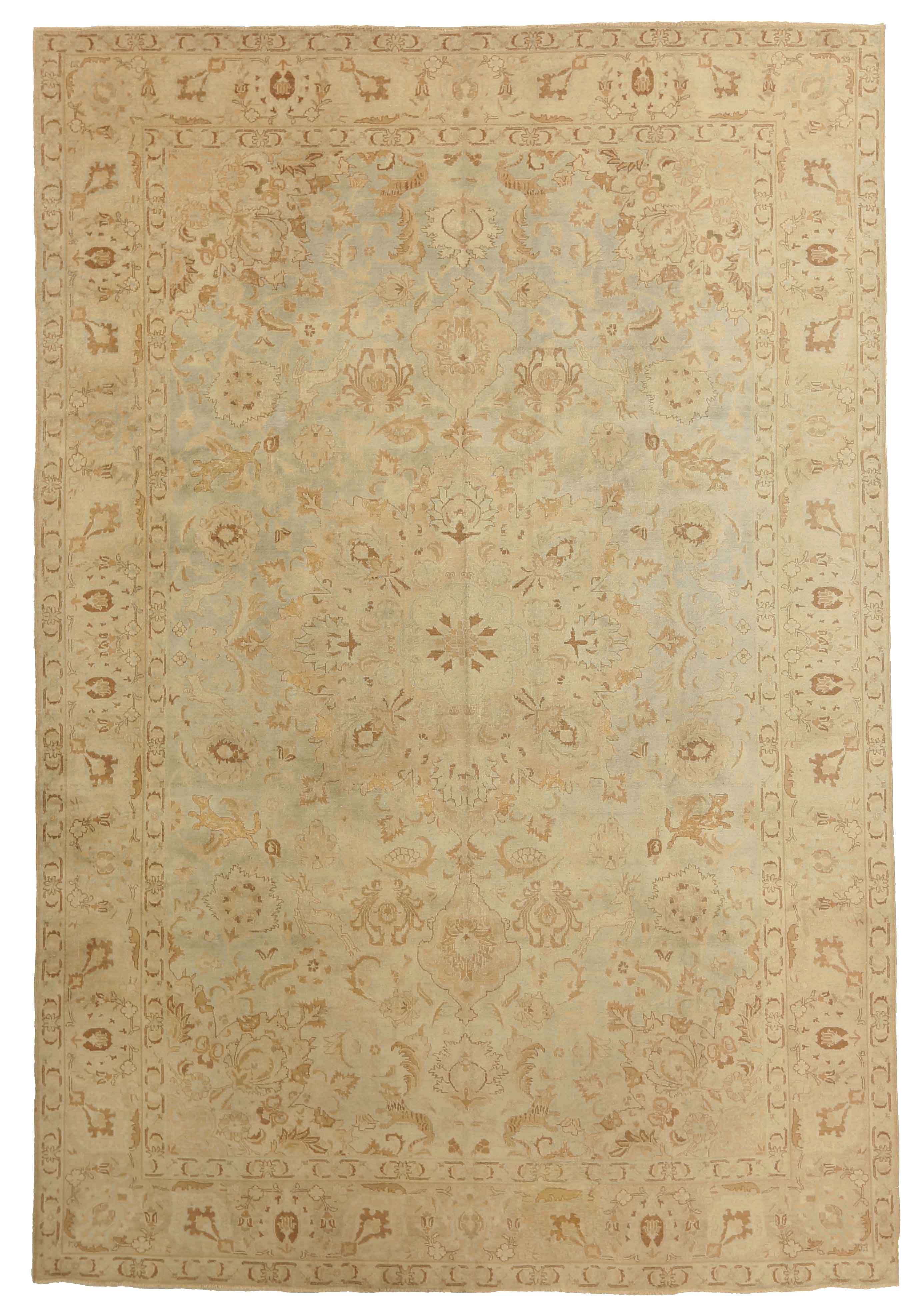 Thumbnail 14 for Antique Persian Tabriz Transitional Rug 67917