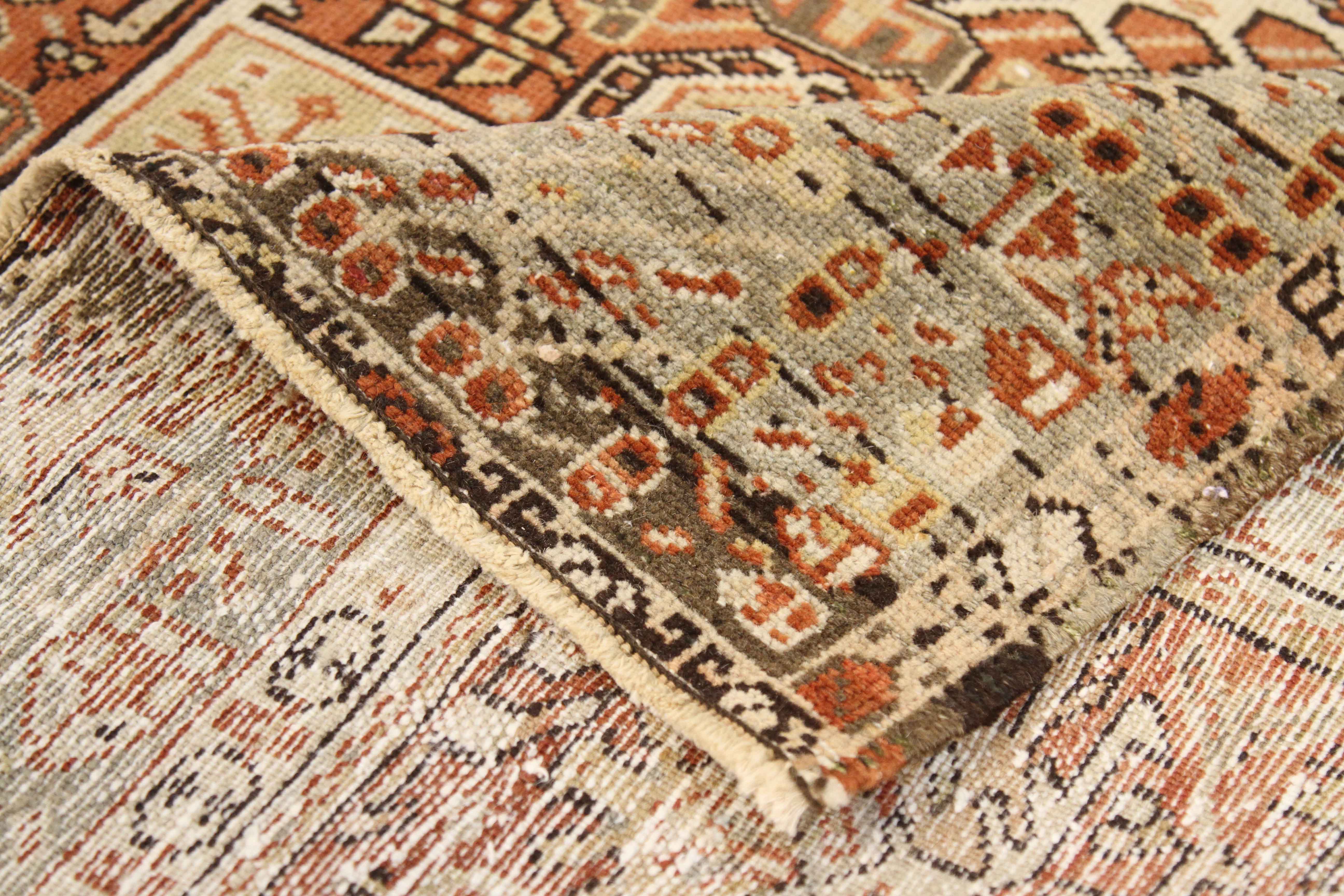 Thumbnail 12 for Antique Persian Gharajeh Traditional Rug 67918