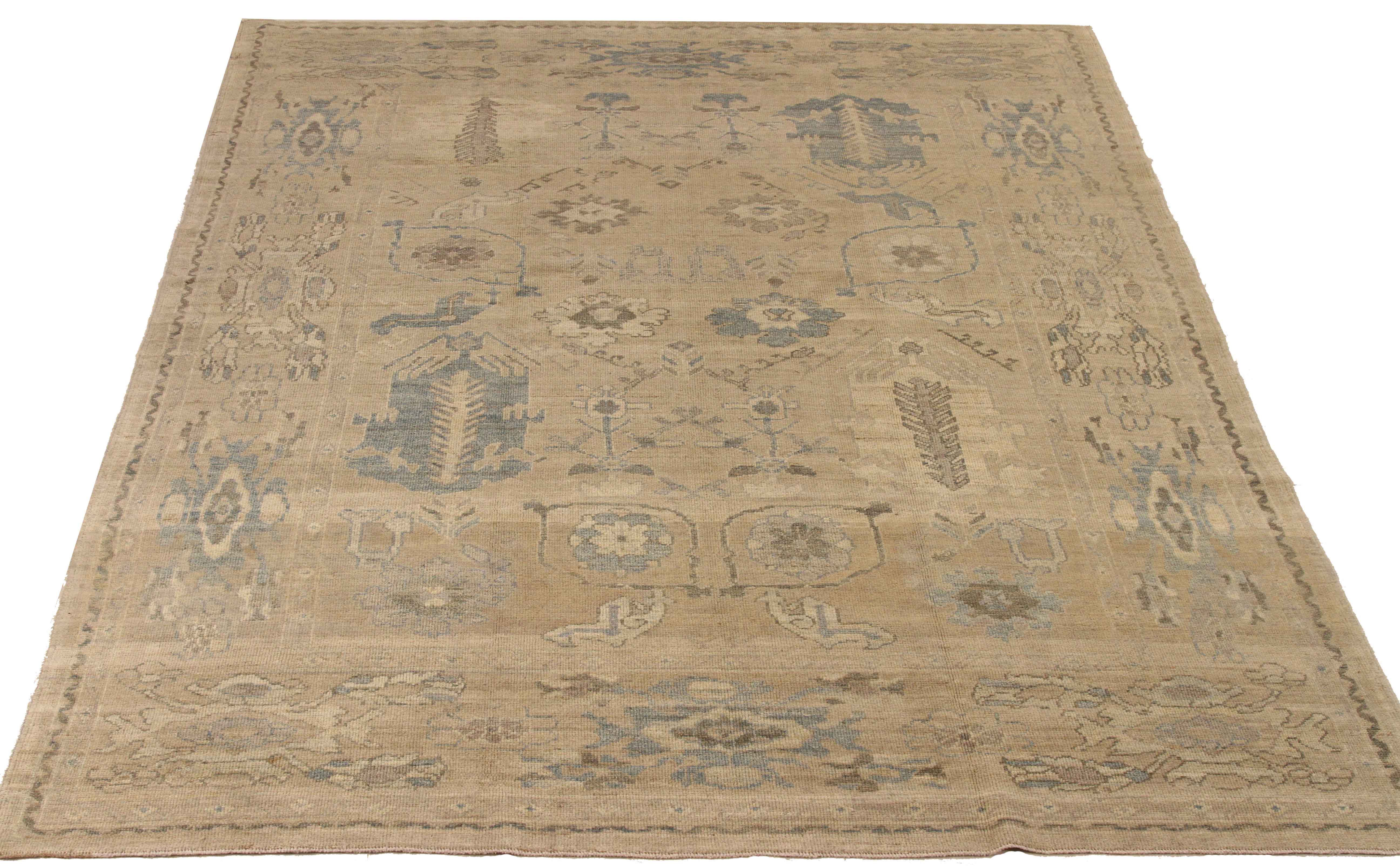 Thumbnail 12 for Persian Oushak Transitional Rug 67988