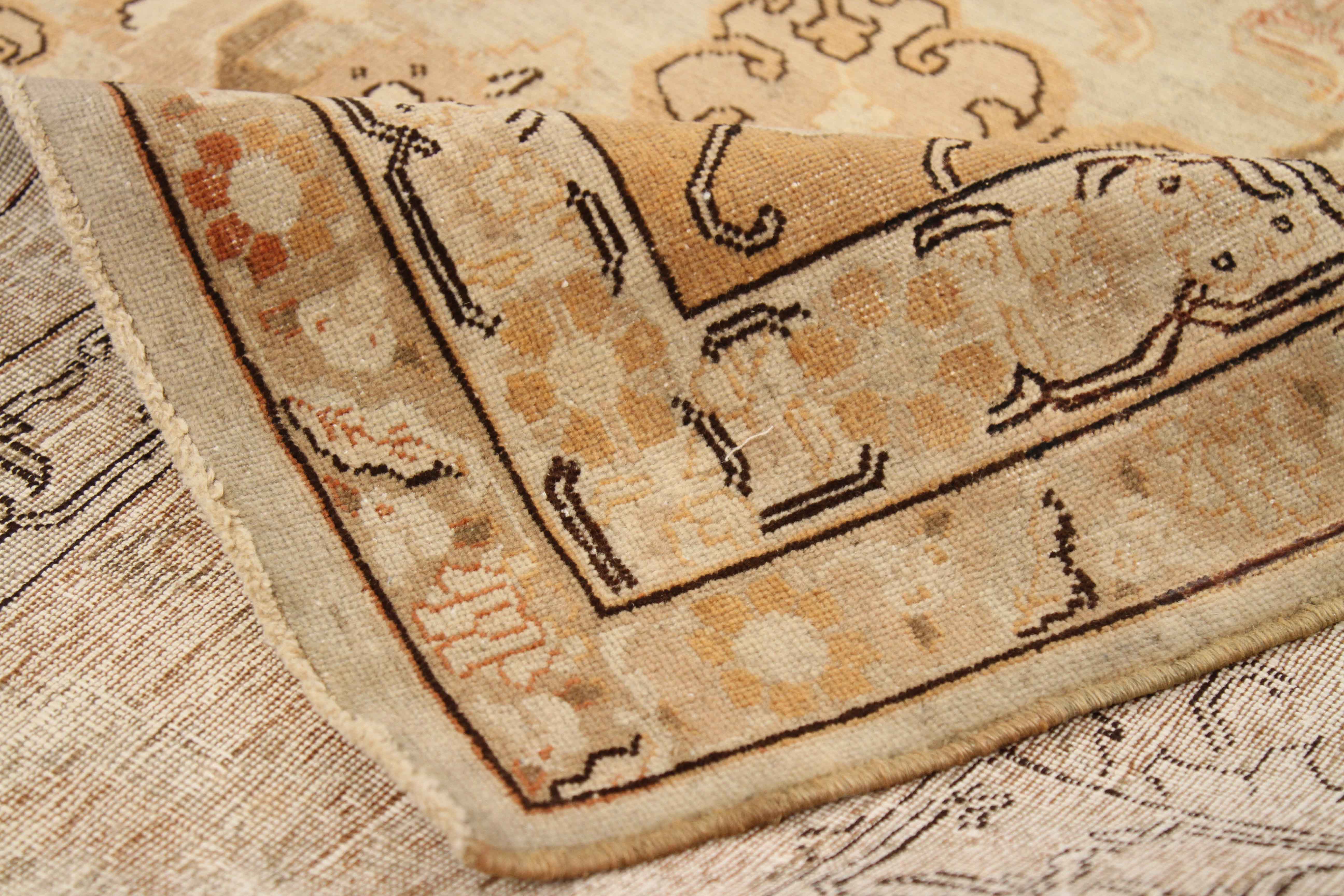 Thumbnail 11 for Antique Persian Tabriz Transitional Rug 67959