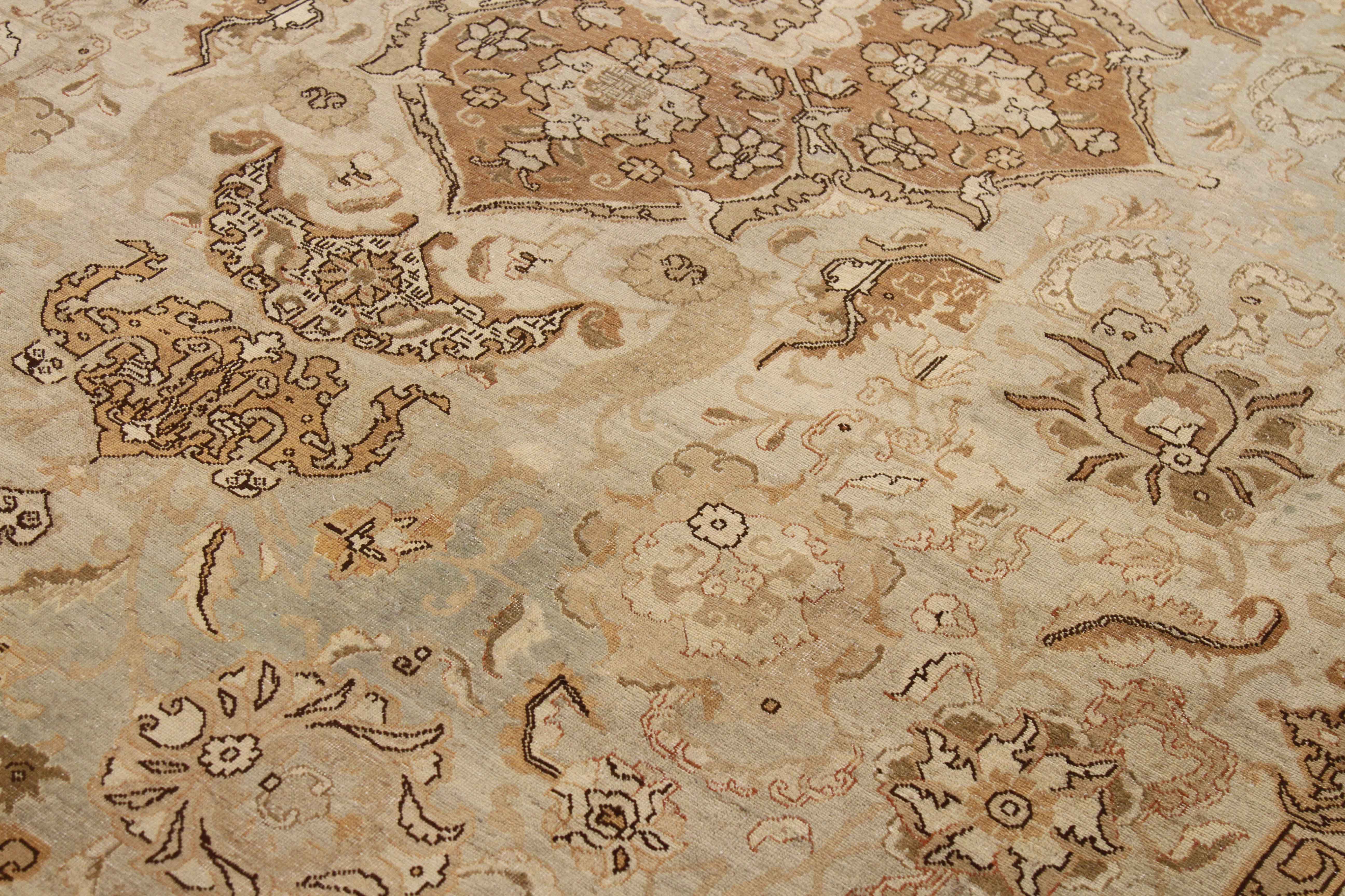 Thumbnail 2 for Antique Persian Tabriz Transitional Rug 67959