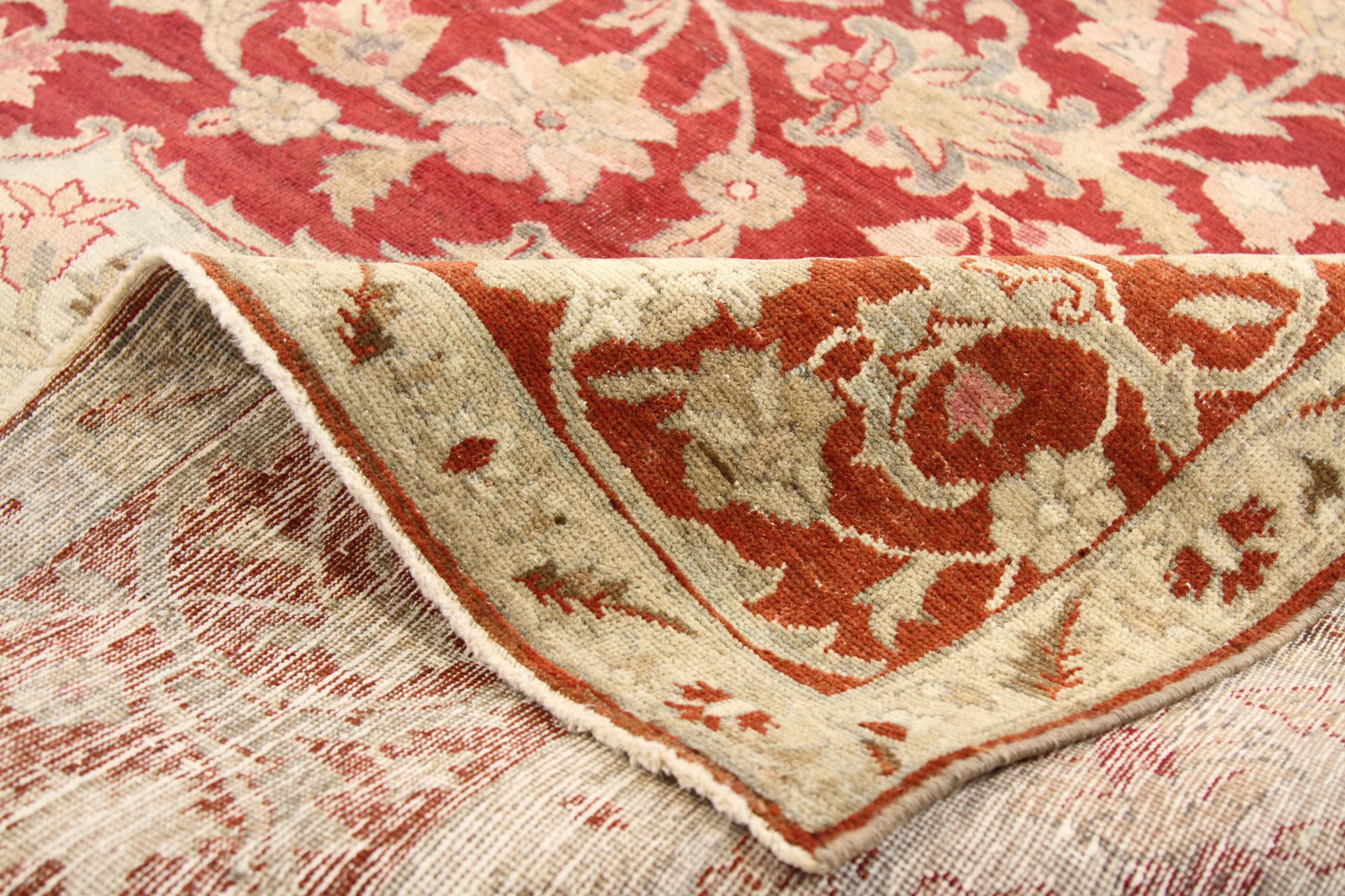 Thumbnail 10 for Antique Persian Mashad Traditional Rug 67961